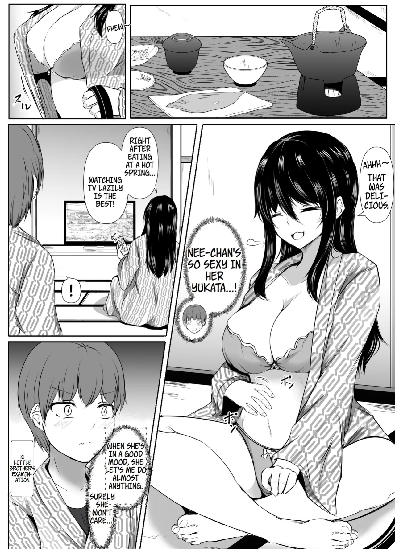 [Ishi Kenpi (Issi-13)] Dosakusanimagirete Oshi Ni Yowai Ane to Onsen Haitta Kekka | What Happened When I Went to an Onsen WIth My Big Sister, Who's a Bit of a Pushover in the Heat of the Moment... [WayVZ]