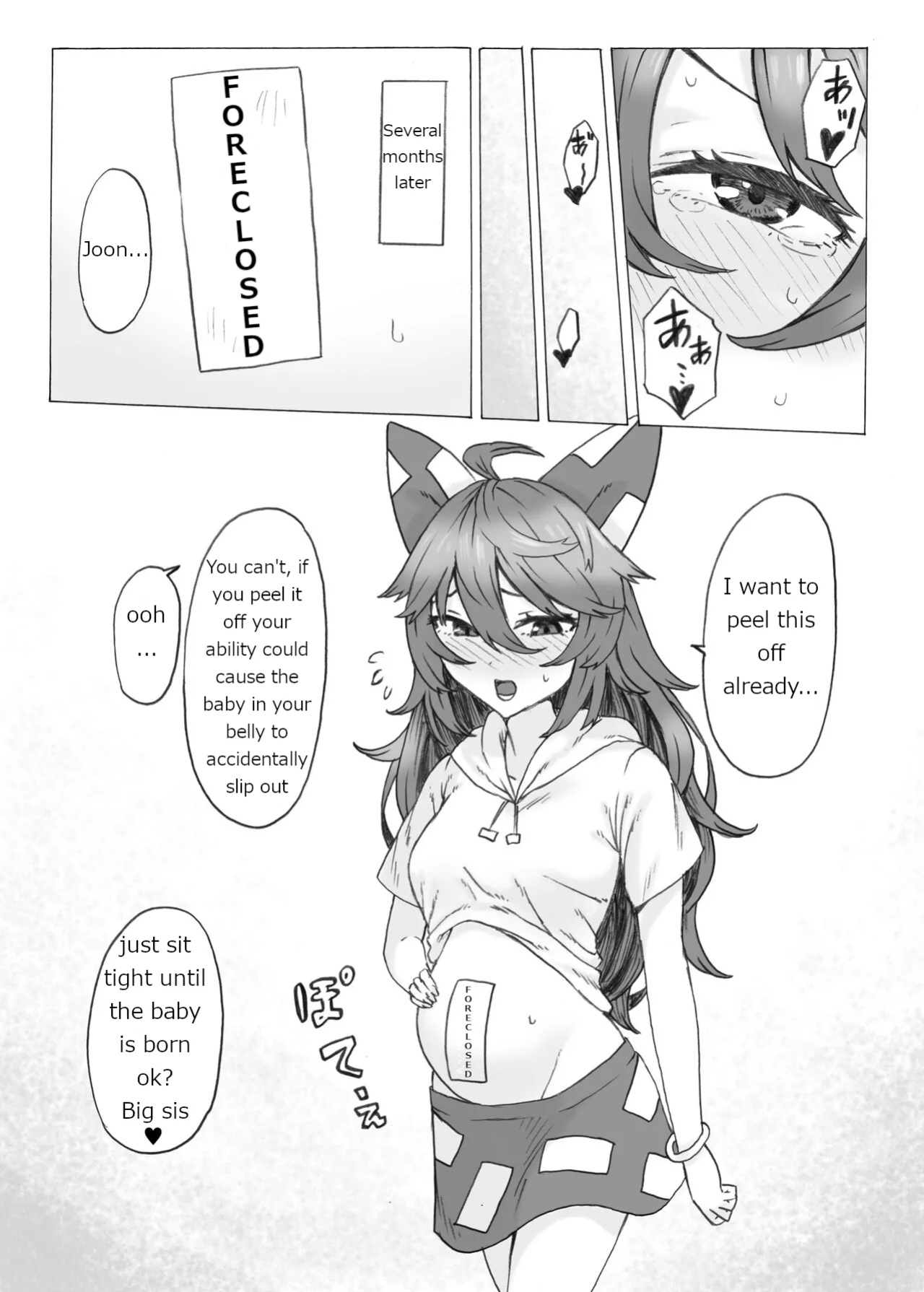 [Kee Sanpo (Kee-san)] Zettai ni Ninshin saseru Joon VS Zettai ni Ninshin shinai Shion | Absolutely will get you pregnant Joon VS. Absolutely will not get pregnant Shion (Touhou Project)