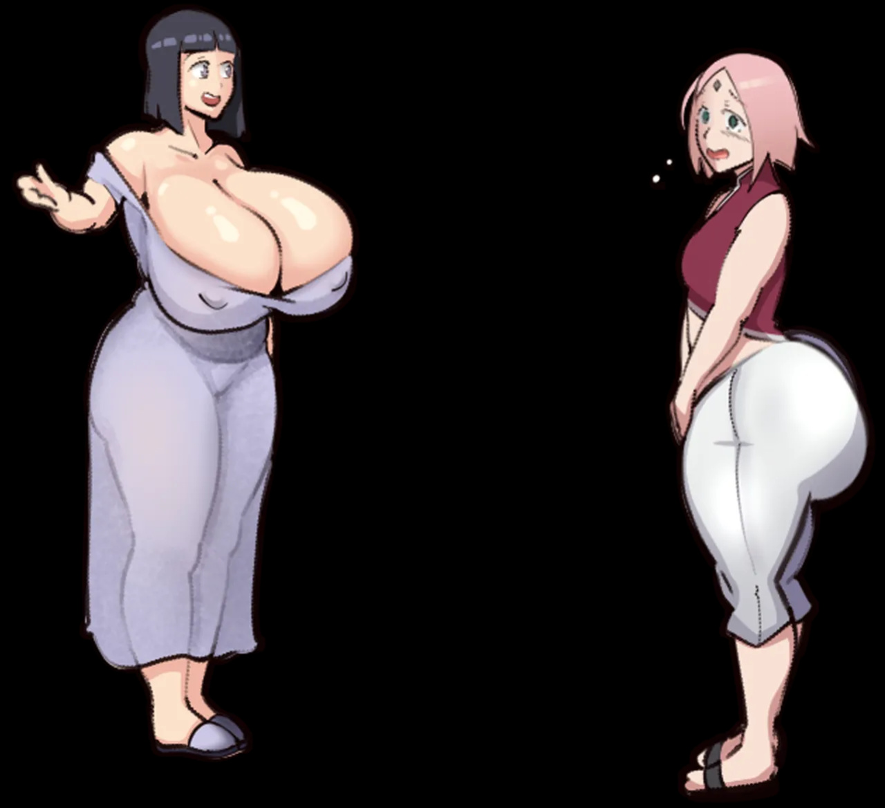 [Bittercream] Sakura & Hinata Special Meeting [Uncensored] (Boruto)