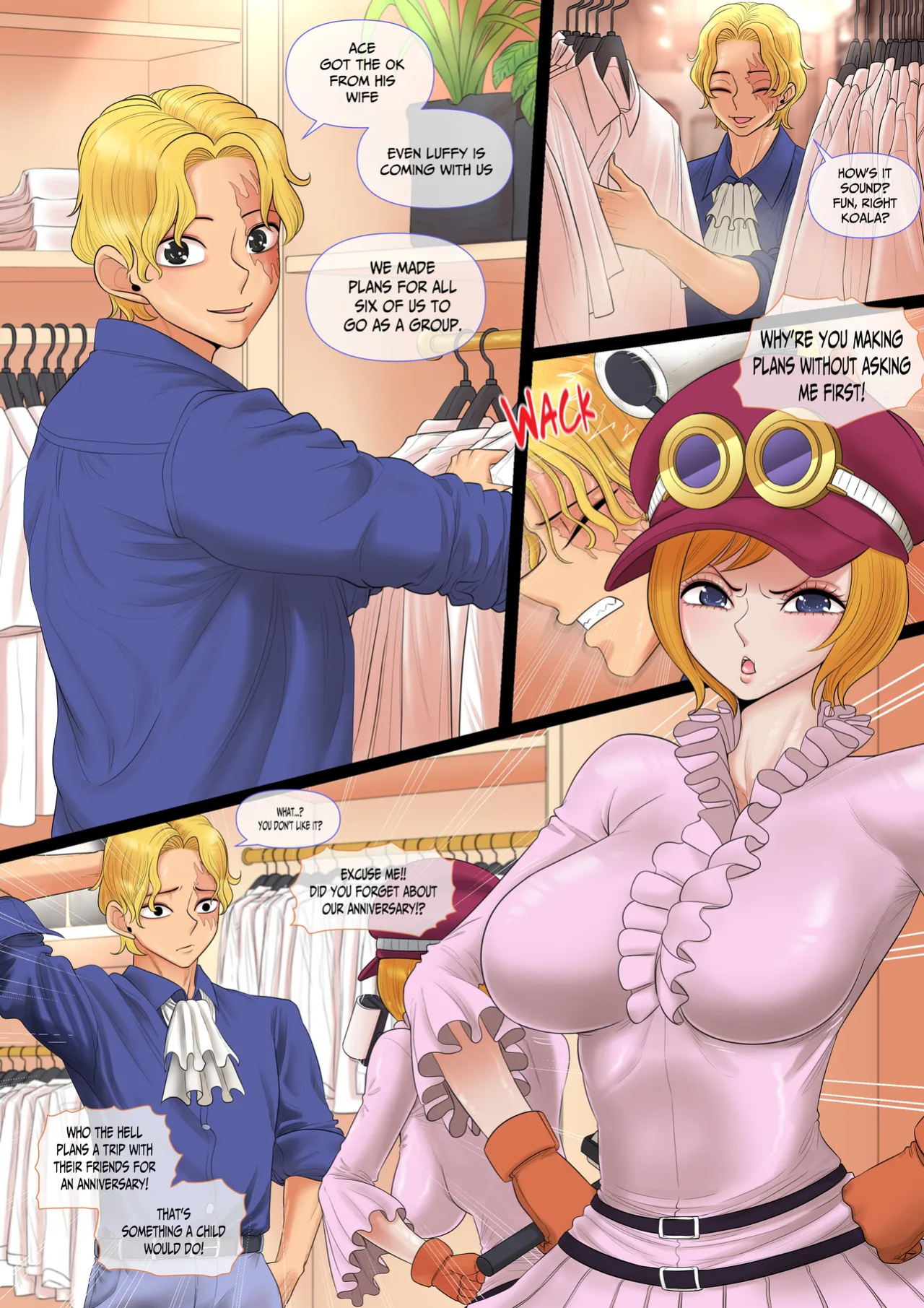 [Taejo] Enthralled by Slugs Koala in Heat (One Piece)