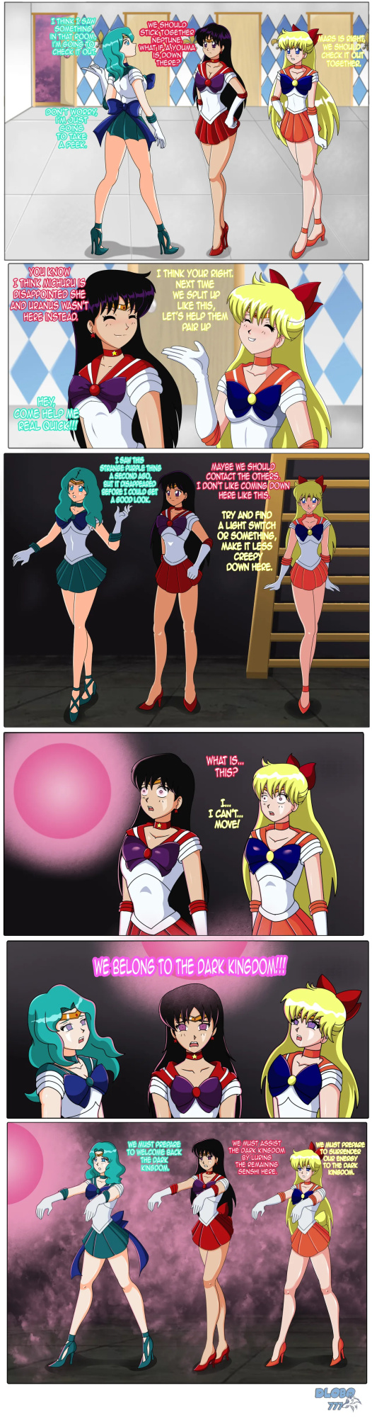 [dlobo777] Forming the Senshi Harem (Sailor Moon)