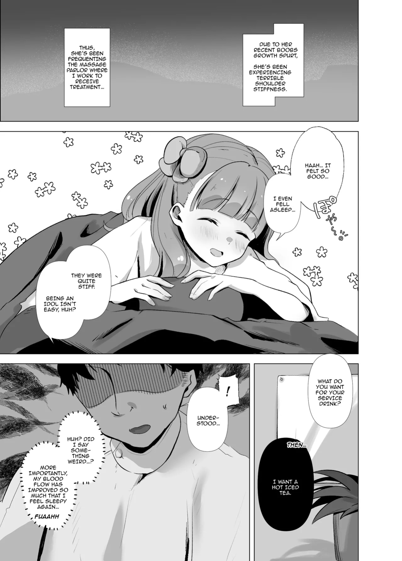 [Aburi Tarako-tei (Omusubi Korori)] Aine to Himitsu no Massage / Barghest And The Abstinent Master (Aikatsu Friends!)