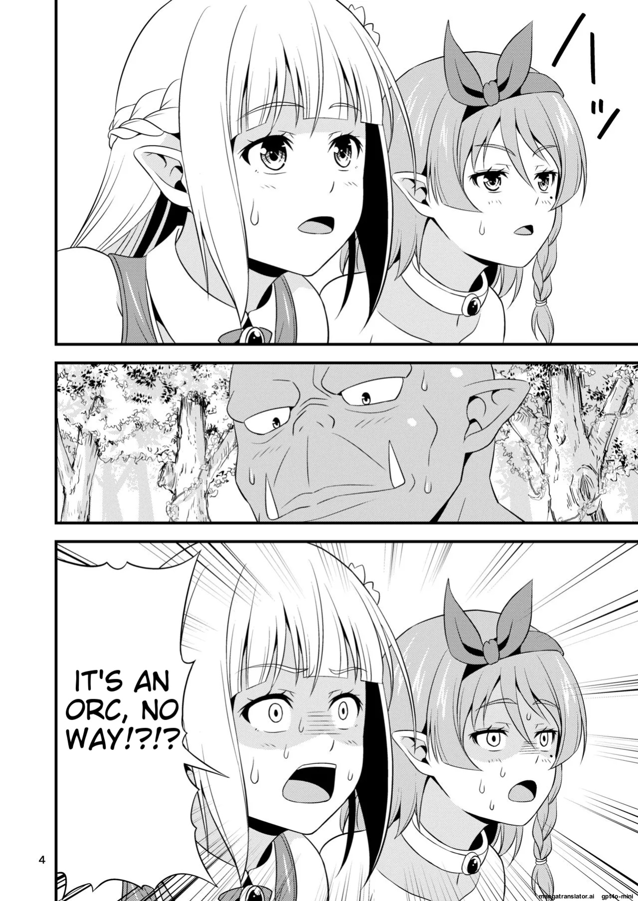 [Yudokuya (Tomokichi)] Hentai Elf Shimai to Majime Orc [MTL]
