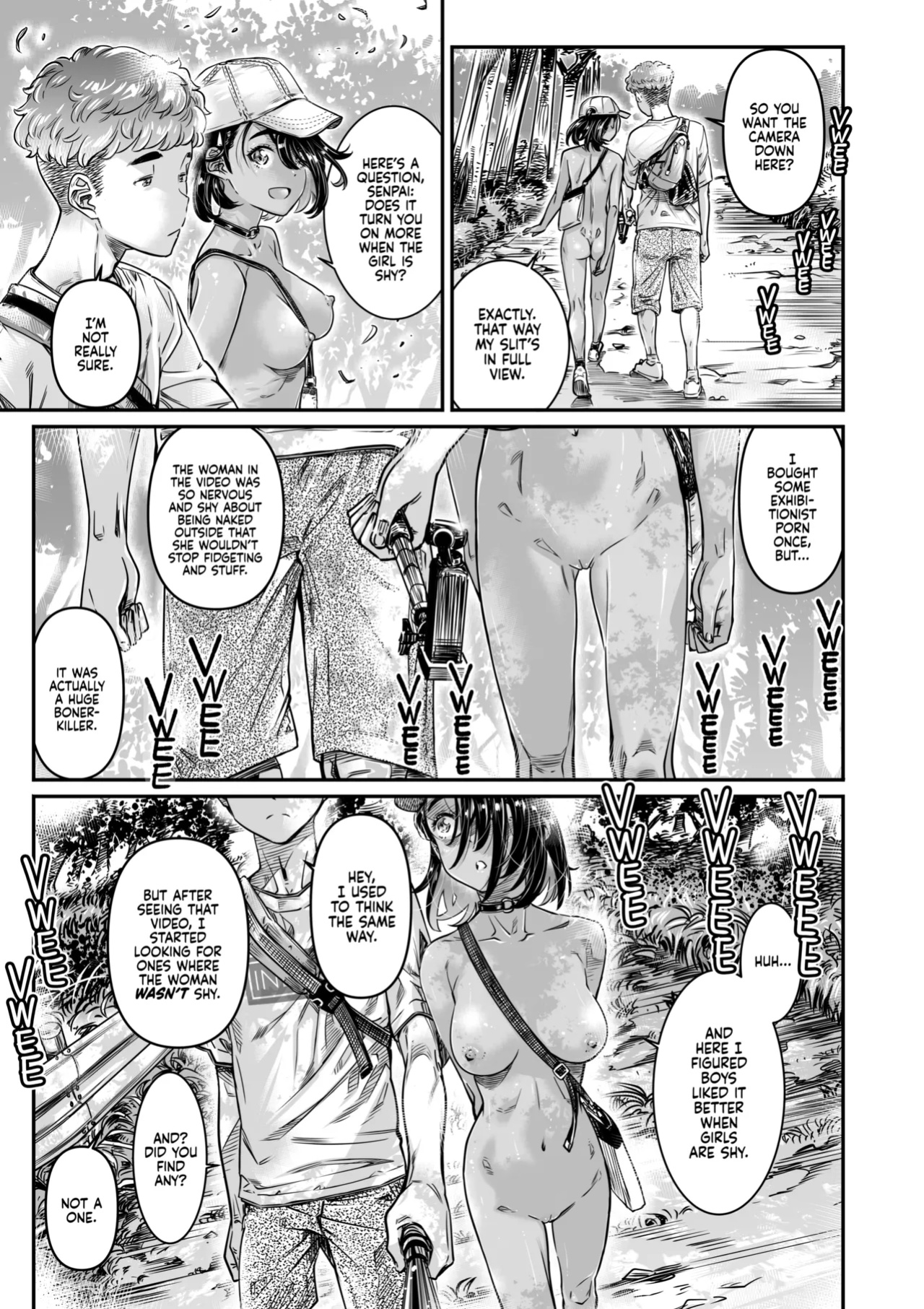 [Burning Shimai (MARUTA)] Hiyake no Zenra Girl wa, Doutei o Sotsugyou shita bakari no Senpai ni Hamedori saseru | The Tanlined Former Town Bike Wants to Make an Exhibitionist Sex Tape With Her Formerly Virgin Senpai [2d-market.com]