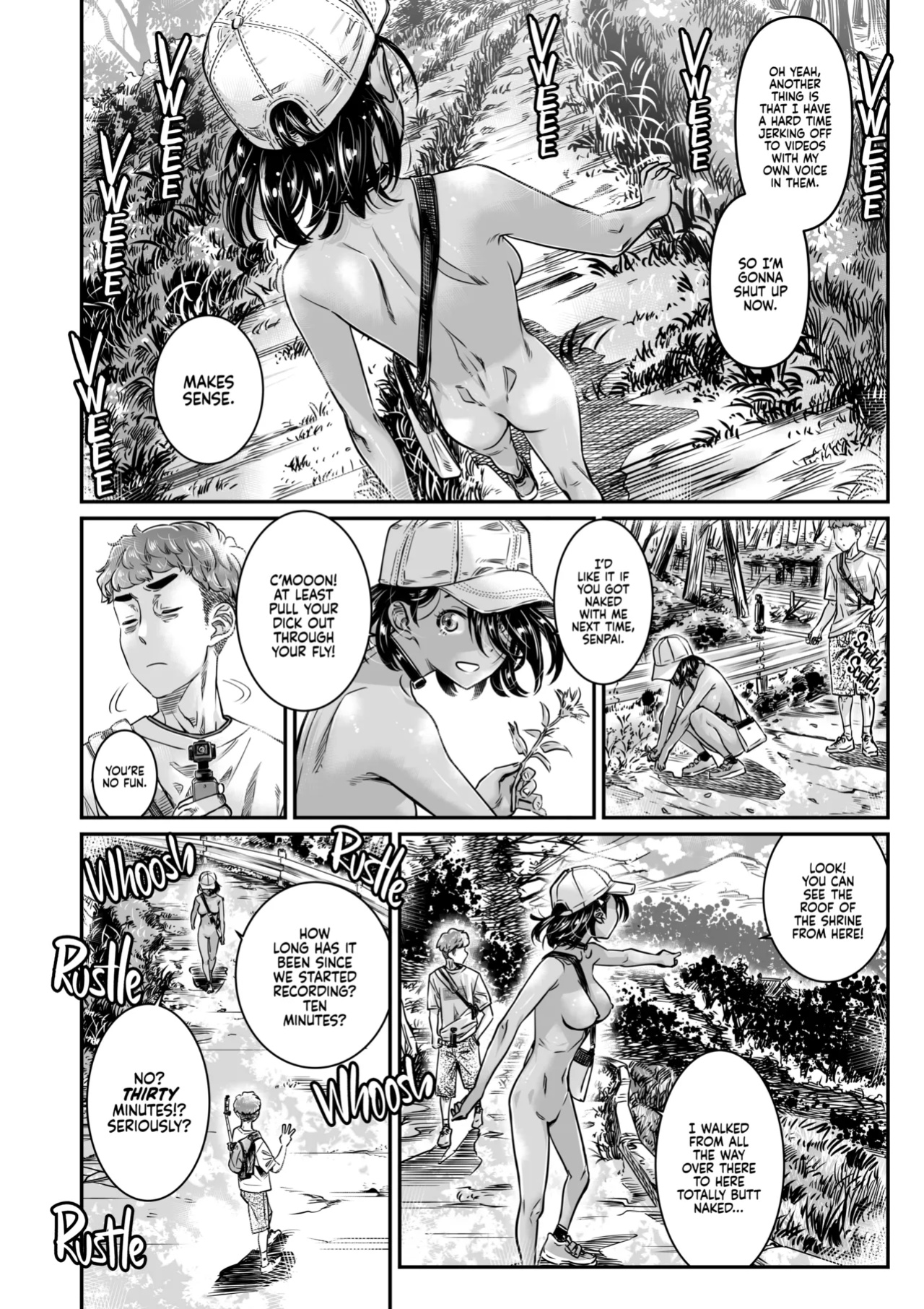[Burning Shimai (MARUTA)] Hiyake no Zenra Girl wa, Doutei o Sotsugyou shita bakari no Senpai ni Hamedori saseru | The Tanlined Former Town Bike Wants to Make an Exhibitionist Sex Tape With Her Formerly Virgin Senpai [2d-market.com]
