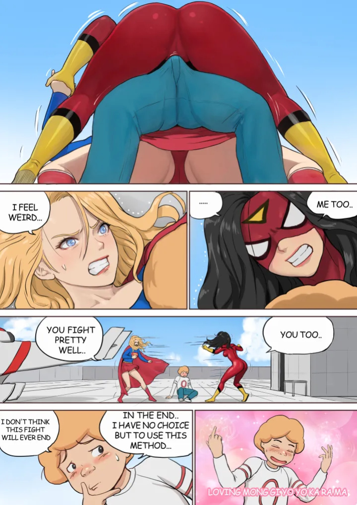 [Mezzo] Supergirl and Spiderwoman