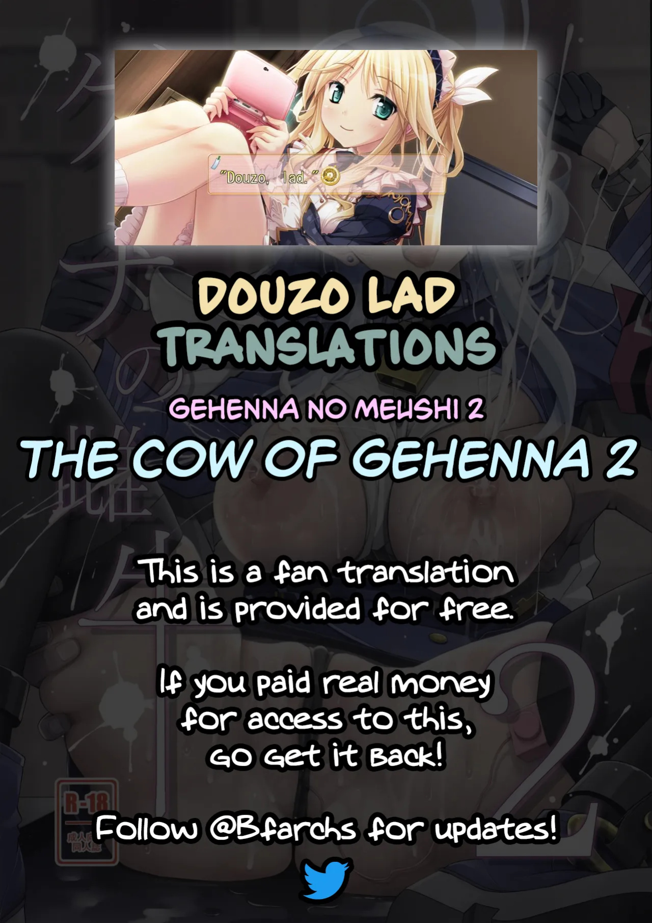 (C105) [Gessyu (Chouzetsu Bishoujo mine)] Gehenna no Meushi 2 | The Cow of Gehenna 2 (Blue Archive) [Douzo Lad Translations]