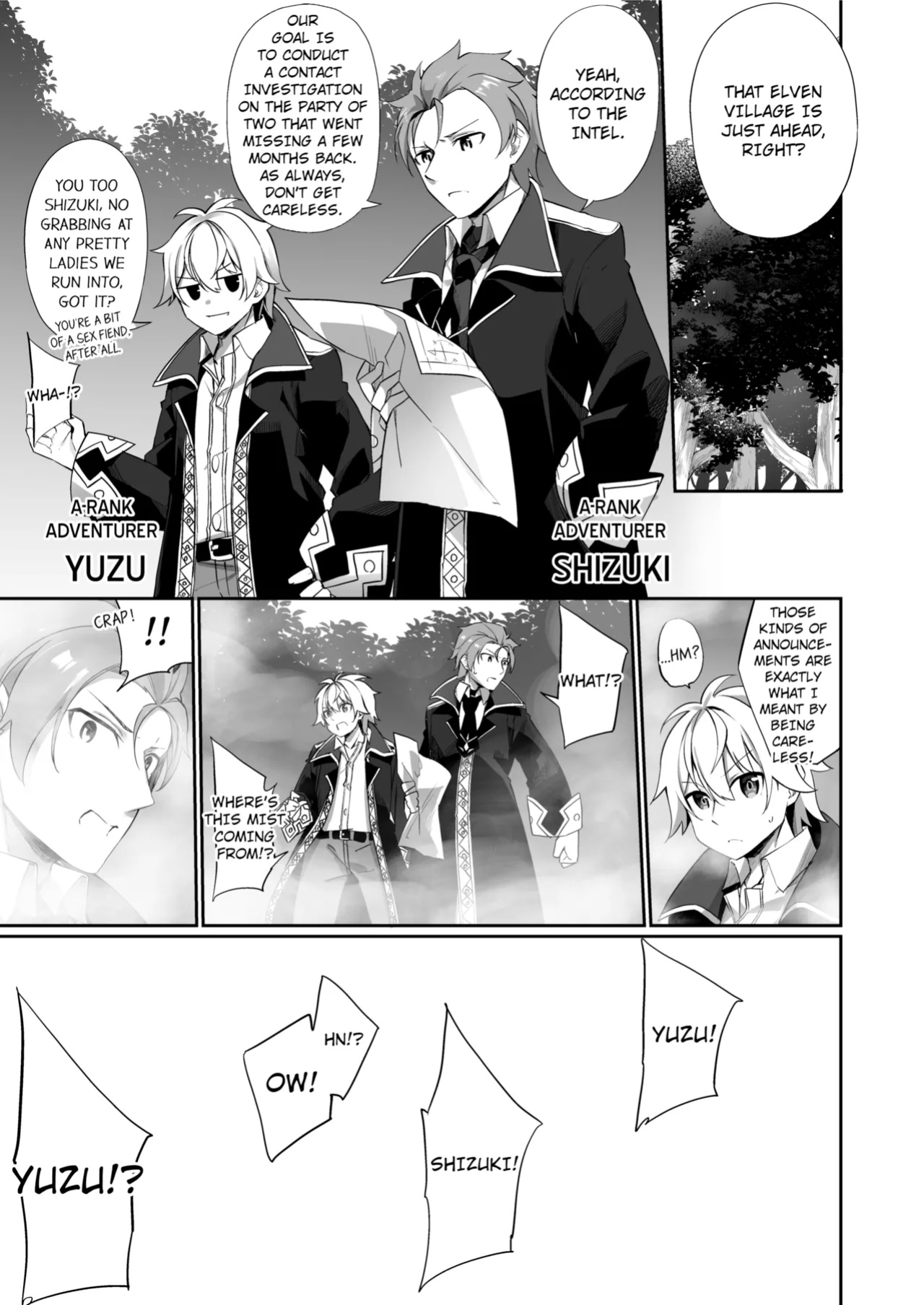 [Slime no Kanmuri (Kanmuri)] ♂ Boukensha-san ga ♀ Elf ni Sarete Shinyuu(Nakama) to Musubareru Hanashi | The Bonding Tale of ♂Adventurer-turned-♀Elf and Her Comrade [Uncensored]