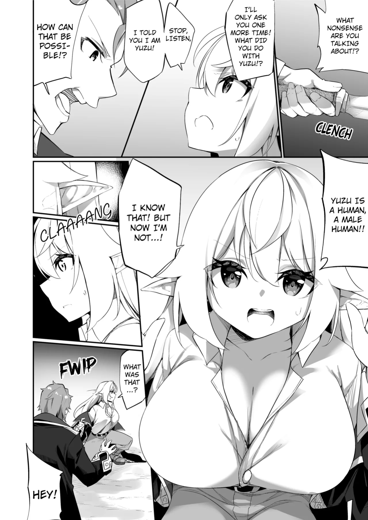 [Slime no Kanmuri (Kanmuri)] ♂ Boukensha-san ga ♀ Elf ni Sarete Shinyuu(Nakama) to Musubareru Hanashi | The Bonding Tale of ♂Adventurer-turned-♀Elf and Her Comrade [Uncensored]