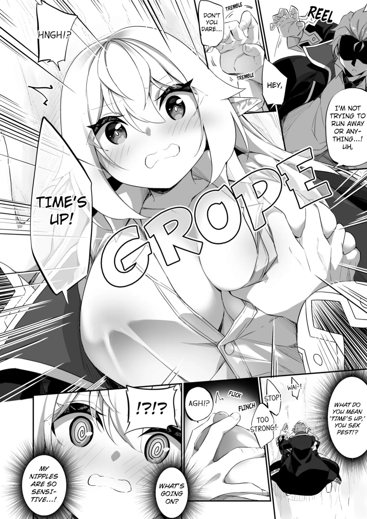 [Slime no Kanmuri (Kanmuri)] ♂ Boukensha-san ga ♀ Elf ni Sarete Shinyuu(Nakama) to Musubareru Hanashi | The Bonding Tale of ♂Adventurer-turned-♀Elf and Her Comrade [Uncensored]