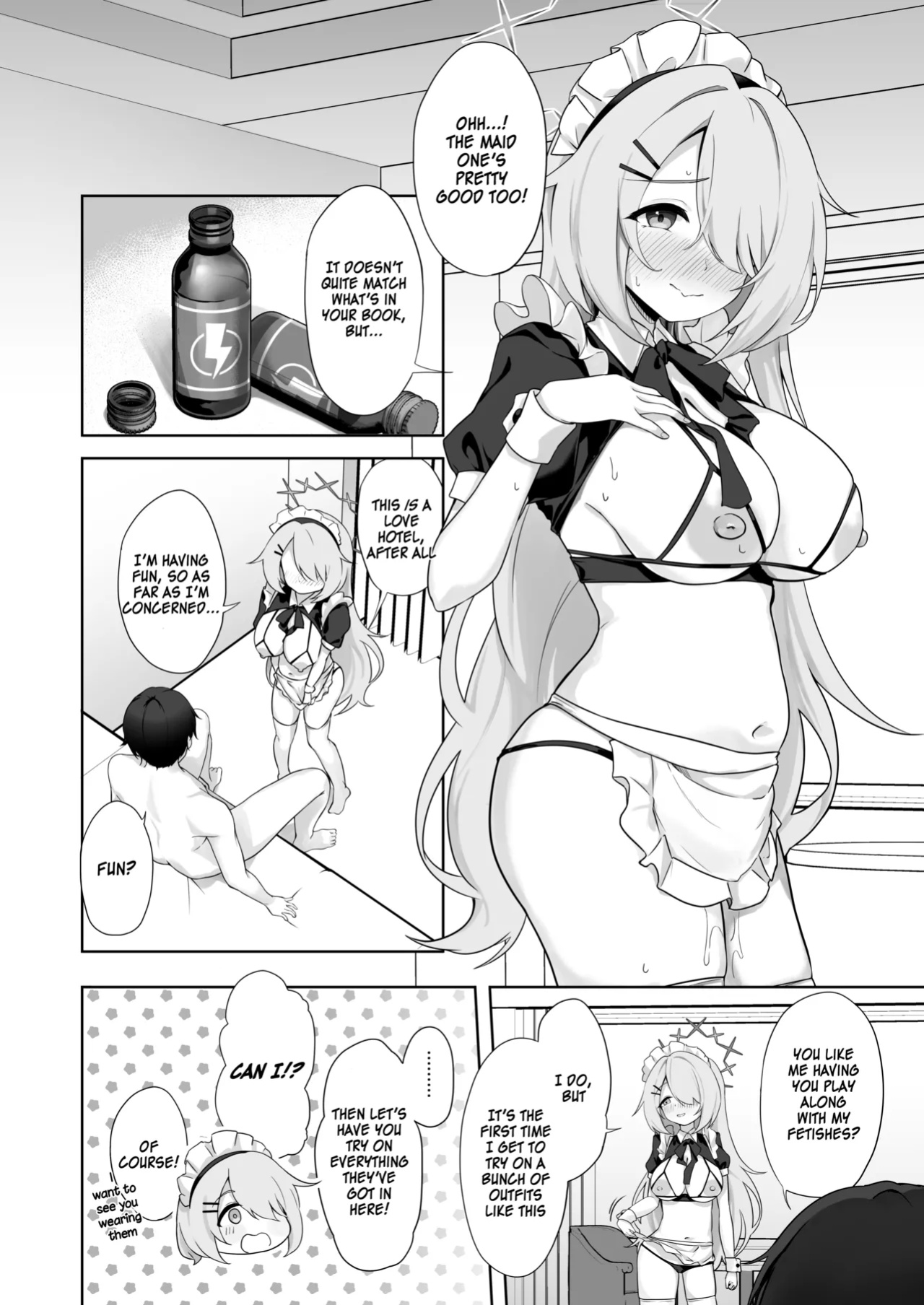 Dusuya-san (Dusu)] Shoujo wa Sore Demo Monotarinai | She's still left wanting (Blue Archive) [SDF]