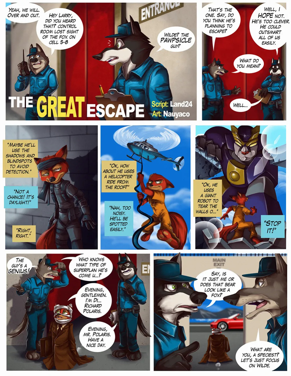 [Nauyaco, Land24] Guilty! Judy & Nick Go to Jail (Zootopia)