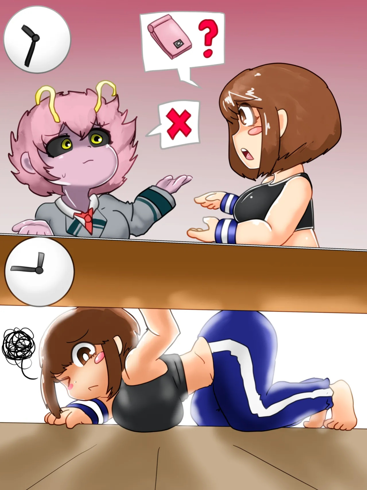 [Hughoftheskies] Ochako swallows Bakugo