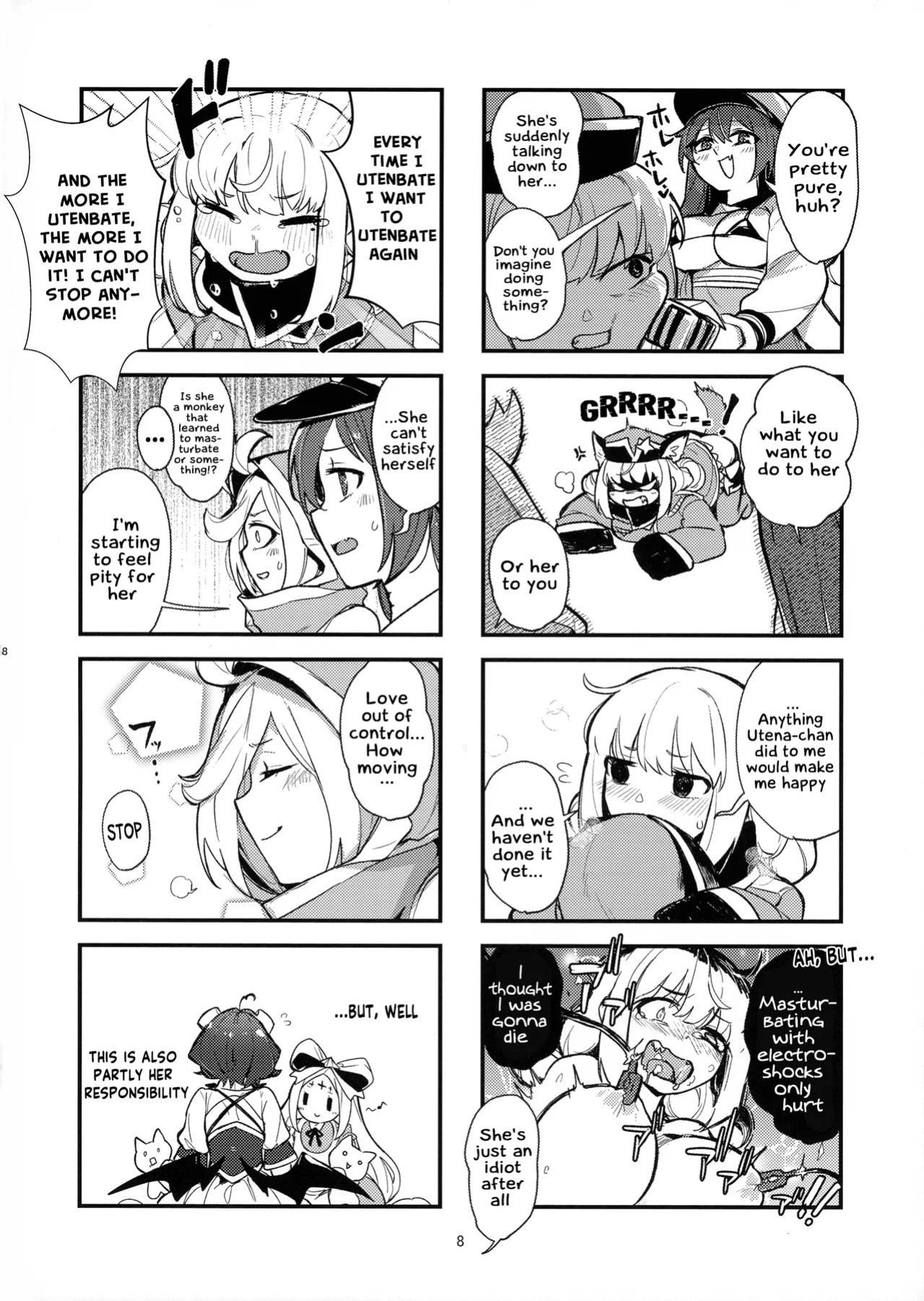 (C104) [Jorinori Nogii (Aimitsu)] Takaraka ni Ute ni ~ | Loudly Utenbating (Mahou Shoujo Ni Akogarete) [Hikari no Kaze]