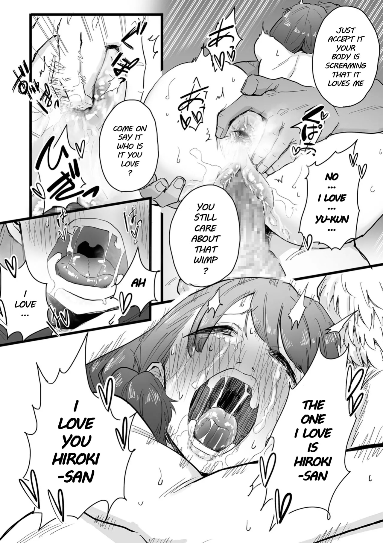 [CHOMA] Mesu-ochi Benkyoukai | Female Domination Study Session (COMIC Mesu Dorei Sengen - A chain of nightmares, Six heroines become ME DOREI in front of a big, strong cxxk Ch. 2)