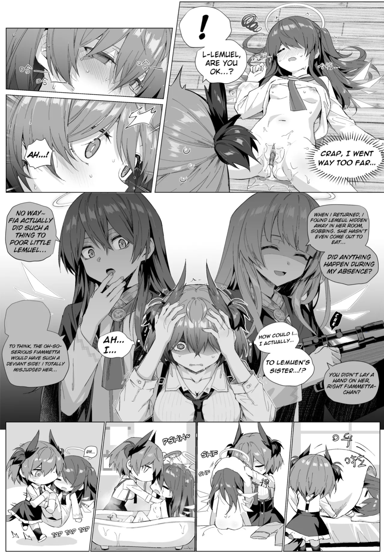 Fiammetta x Exusiai Short Story + Omake + Egg Play