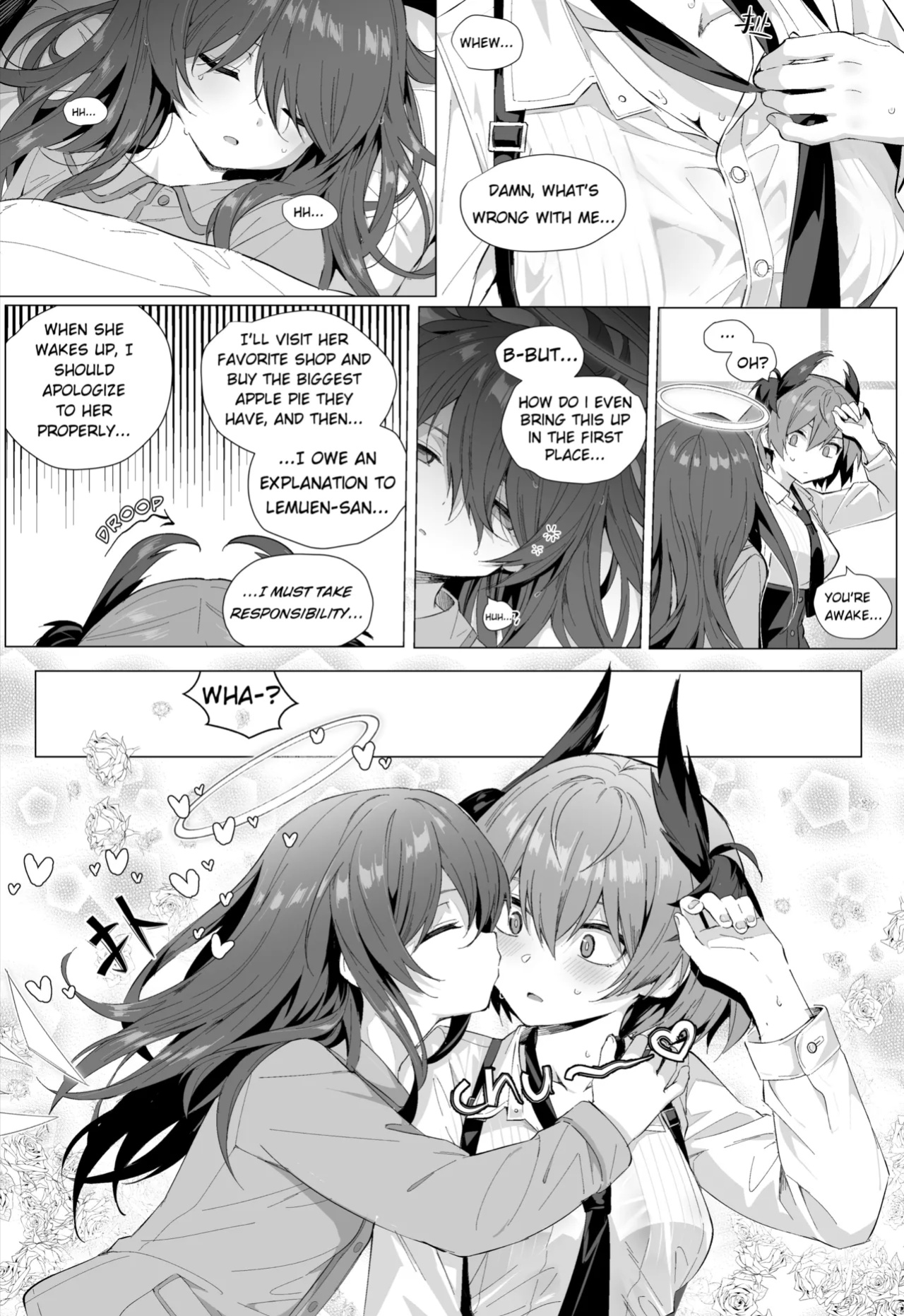 Fiammetta x Exusiai Short Story + Omake + Egg Play