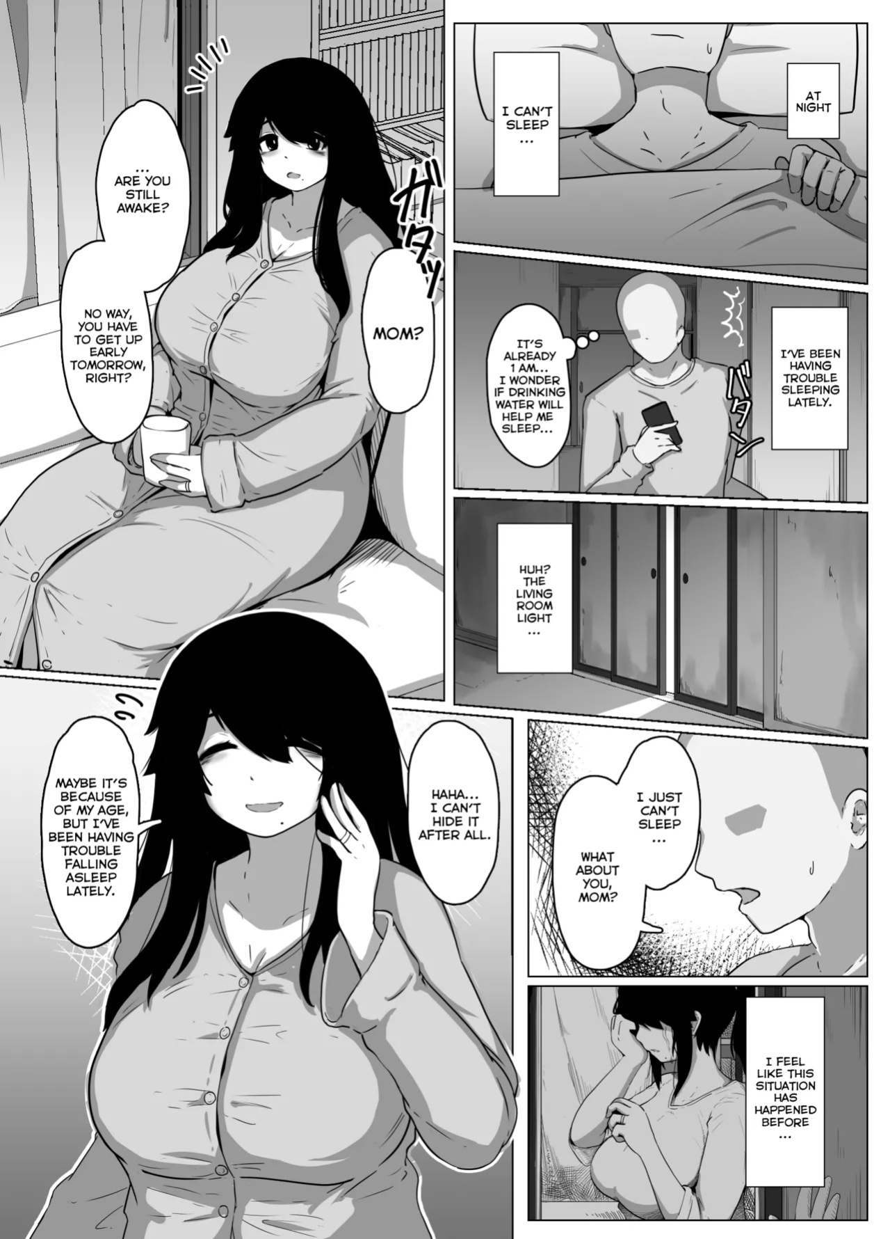 [hahayamoya (moya)] Oyasumi, Okaa-san I | Good Night, Mom I [MisterNoOne]