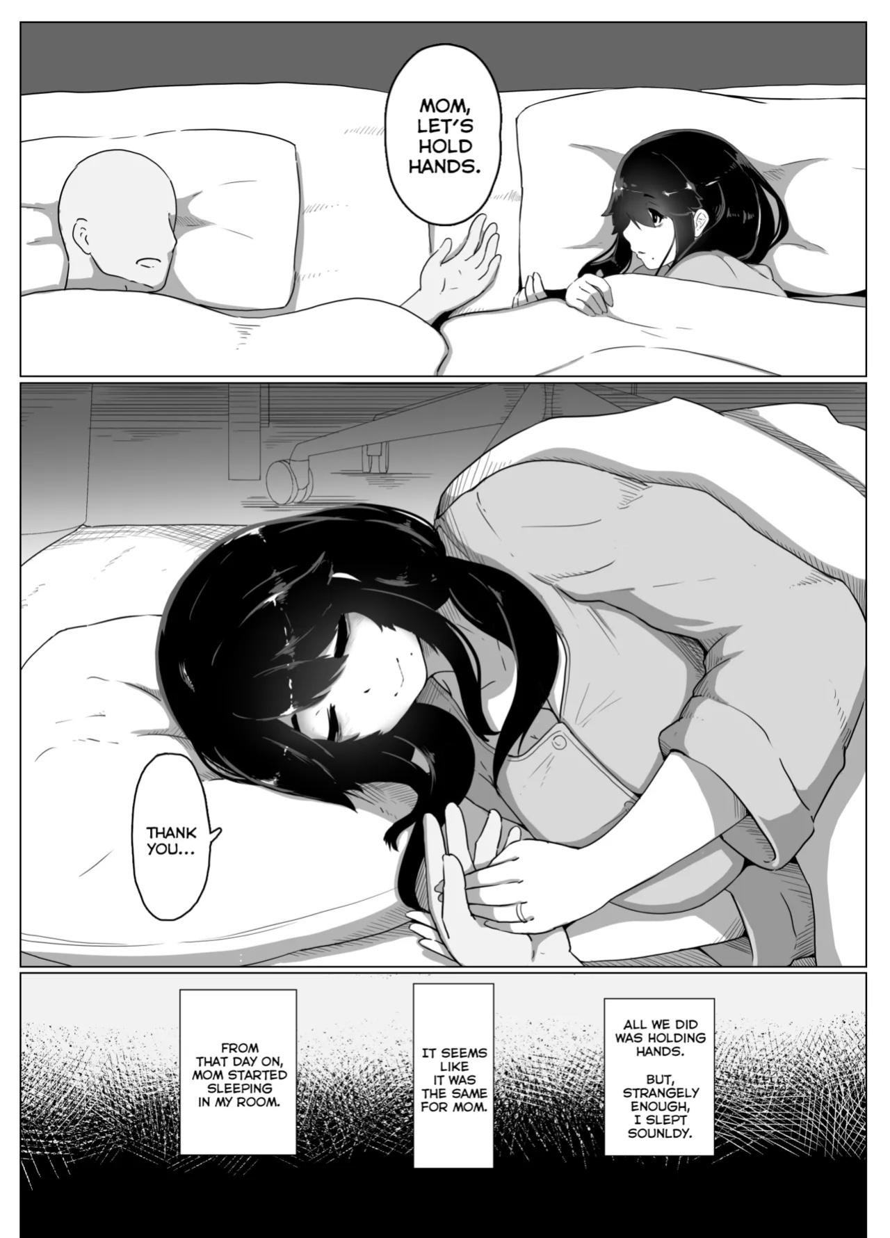 [hahayamoya (moya)] Oyasumi, Okaa-san I | Good Night, Mom I [MisterNoOne]