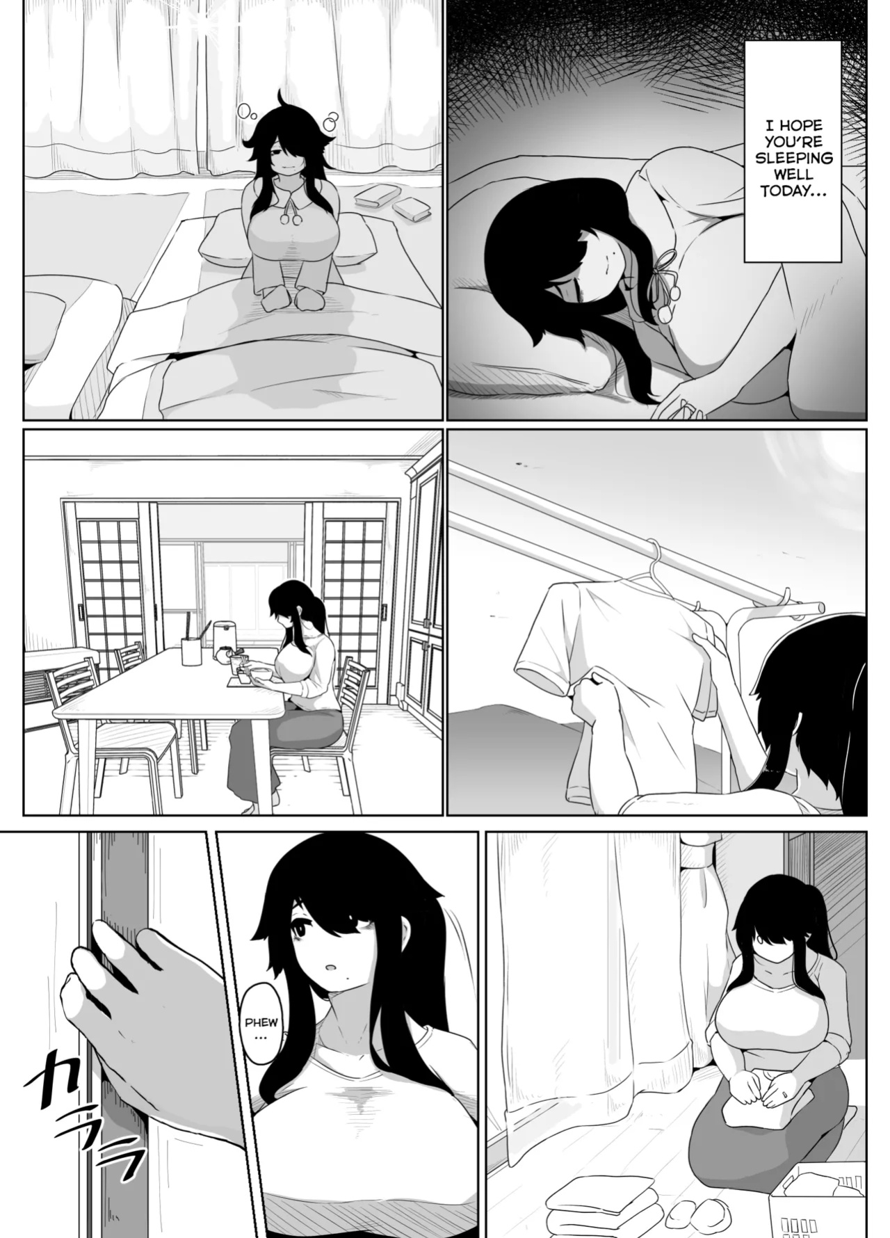 [hahayamoya (moya)] Oyasumi, Okaa-san I | Good Night, Mom I [MisterNoOne]