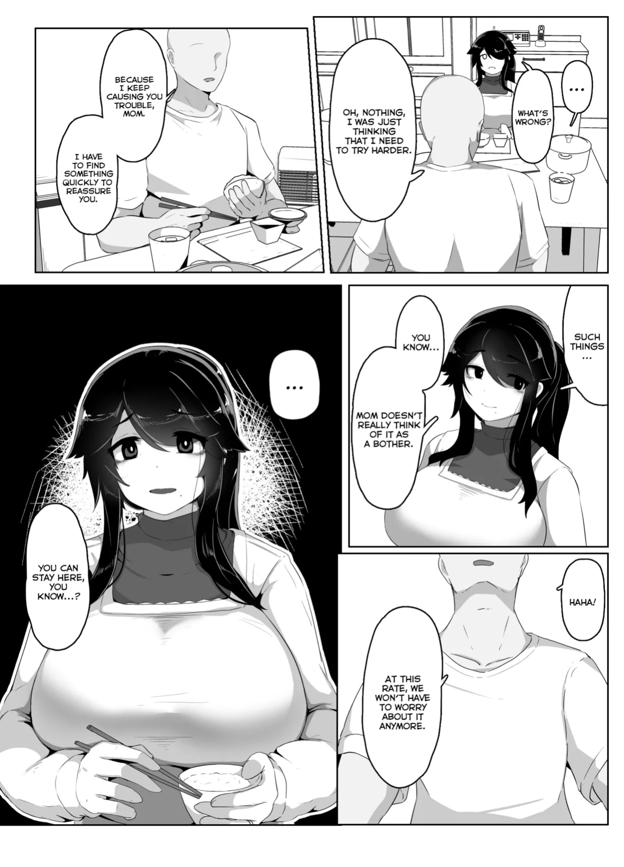 [hahayamoya (moya)] Oyasumi, Okaa-san I | Good Night, Mom I [MisterNoOne]
