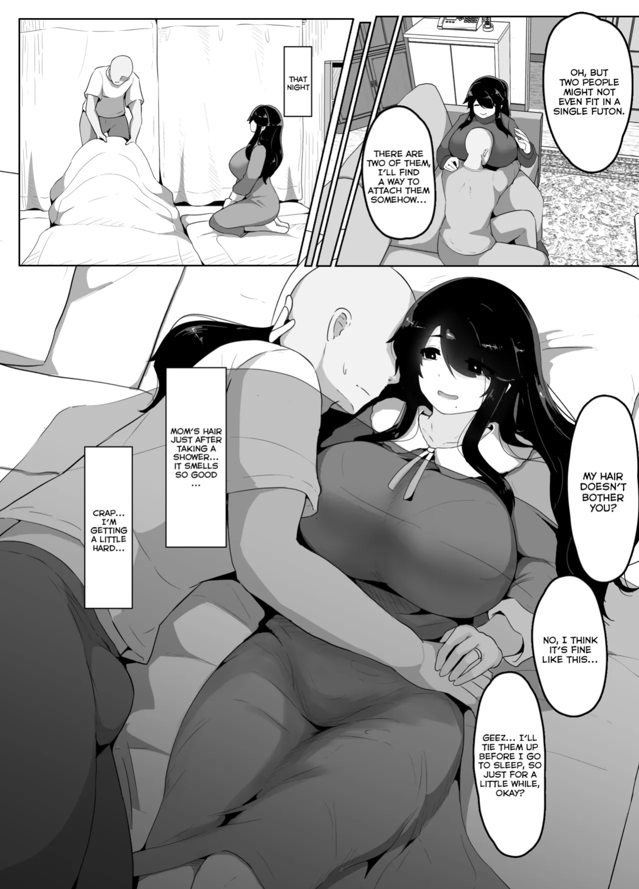 [hahayamoya (moya)] Oyasumi, Okaa-san I | Good Night, Mom I [MisterNoOne]