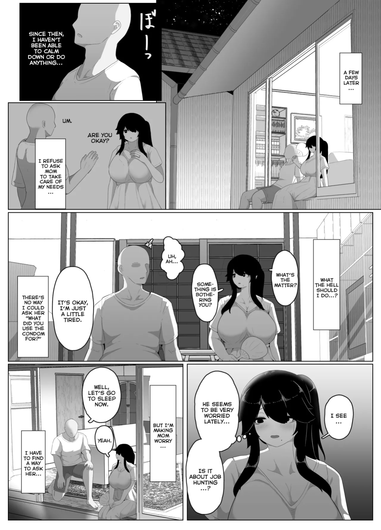 [hahayamoya (moya)] Oyasumi, Okaa-san I | Good Night, Mom I [MisterNoOne]