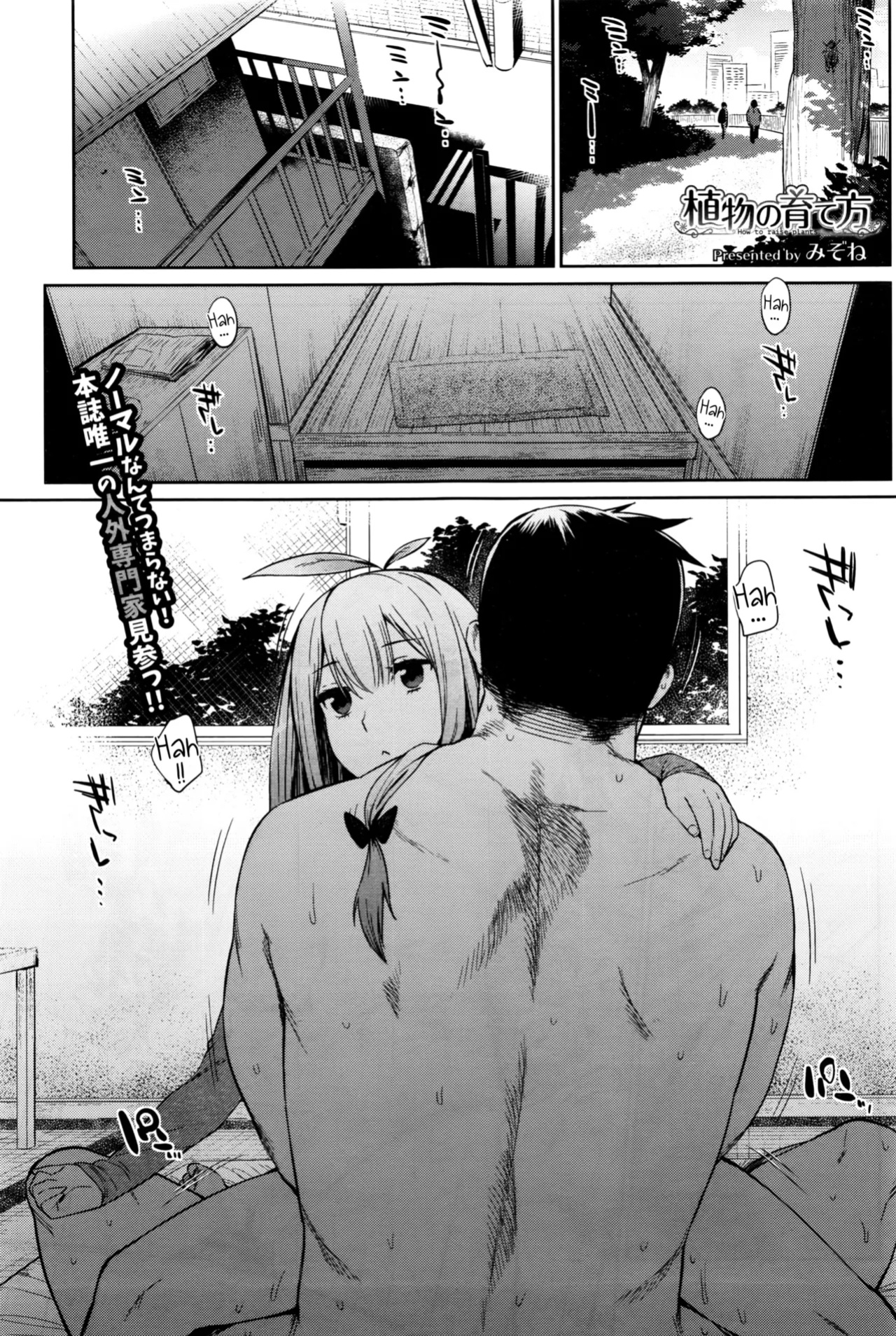 [Mizone] Shokubutsu no Sodatekata - How to raise plants (COMIC BAVEL 2016-04) [InsanePraetor+4chanH]