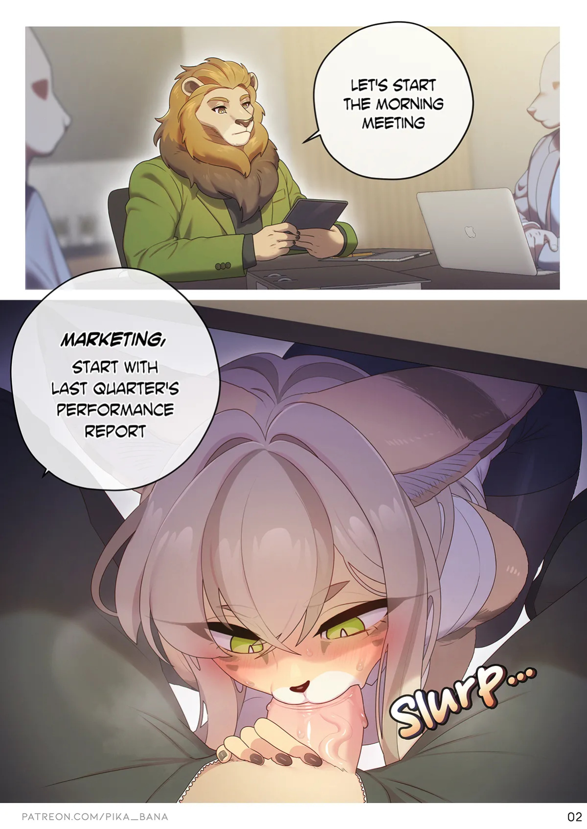 [Strong Bana] The Sexretary's Work + The Sexret Elevator
