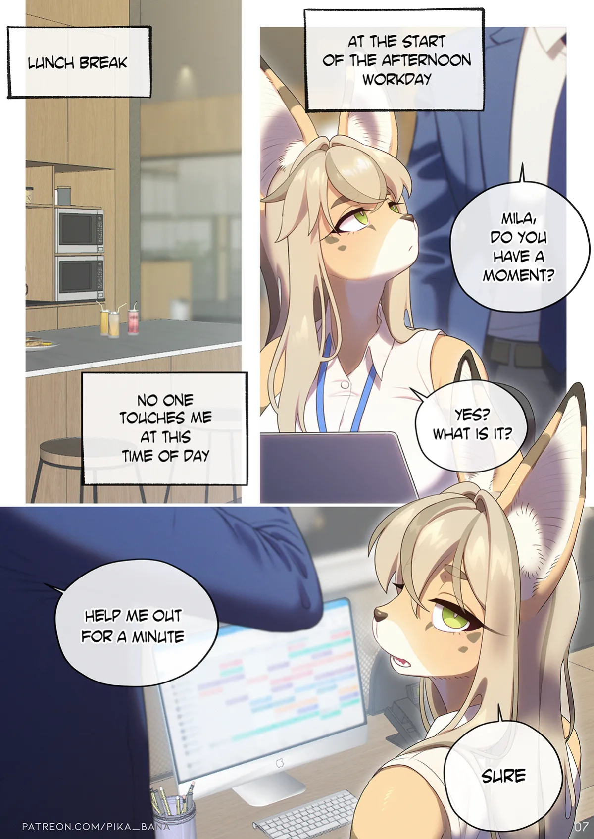 [Strong Bana] The Sexretary's Work + The Sexret Elevator