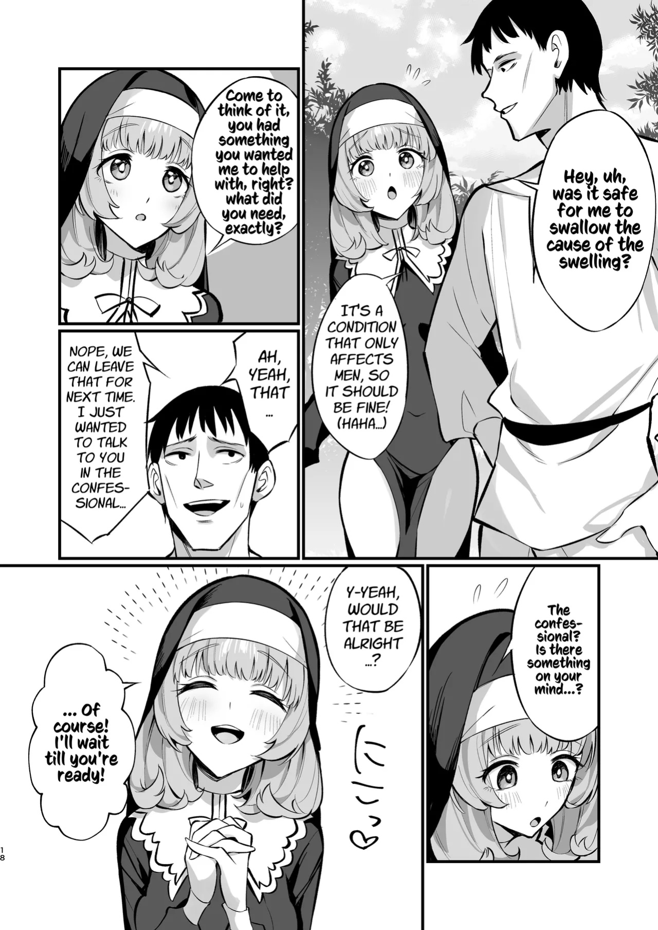 [Unahouse (Unacchi)] Sister Kanzen Haiboku. ~Muchi na Sister ga honnou de Hatsujo Koubi Surumade~ | A Sister's Absolute Defeat: Until an Innocent Nun Enters Heat and Indulges in Passionate Mating Sex [Kusanuu]
