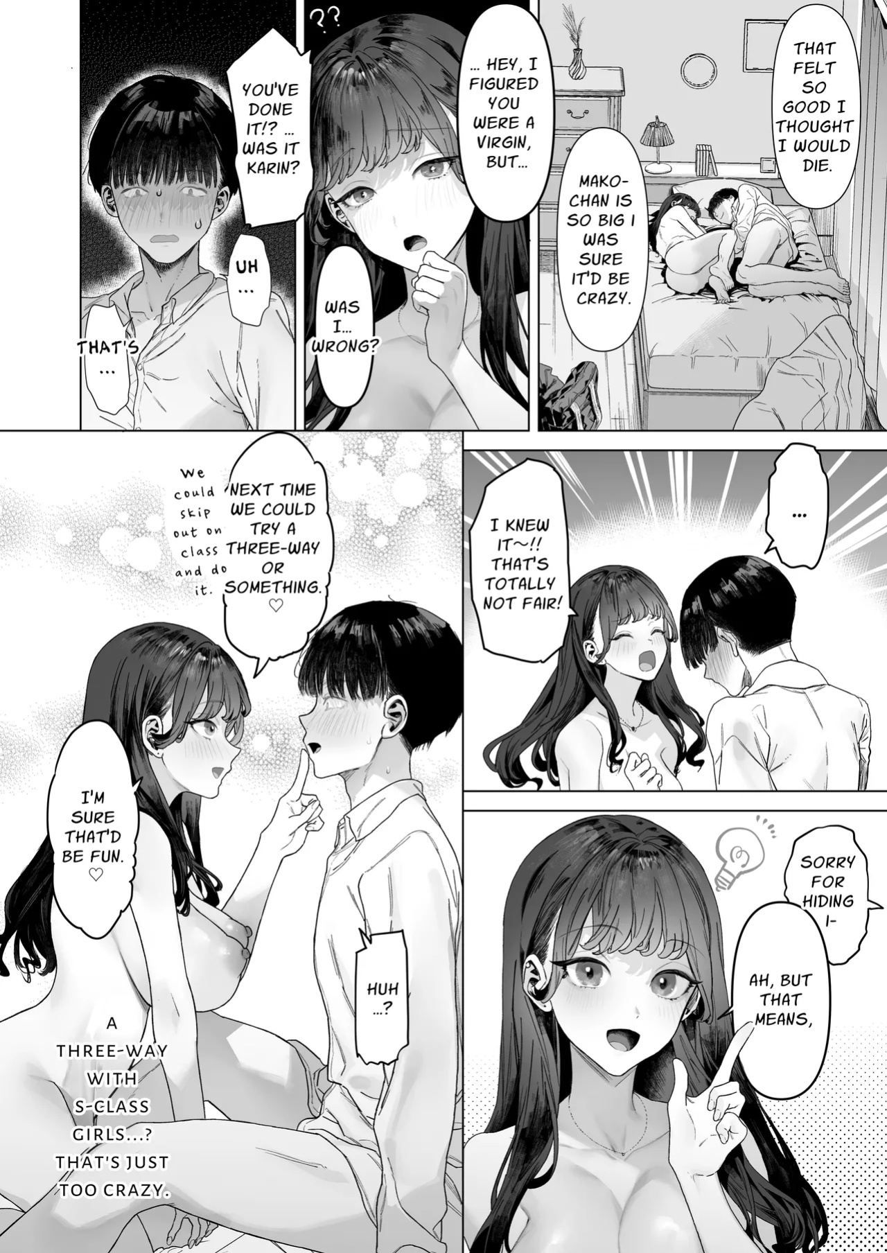 [Shiroganean (Aomizuan, Ohkami Ryosuke)] S-kyuu Joshi-tachi to Ecchi na Douga o Toru Koto ni Natta Boku | I Am To Record A Video With Two Sadistic Women [Penguin Piper]
