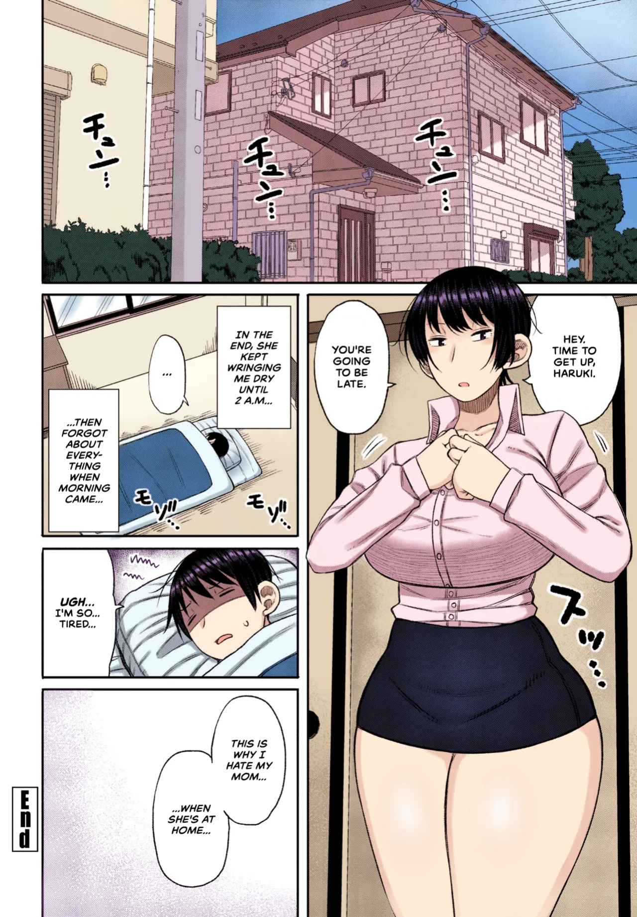 [Nagaikusa] Ore no Haha wa Uchi de wa... | My Mom at Home (COMIC Penguin Club 2023-07) [Colored]