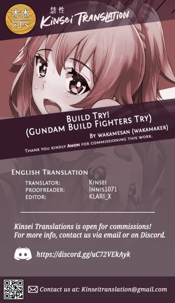 (C87) [wakamaker (wakamesan)] Build Try! (Gundam Build Fighters Try) [Kinsei Translations]