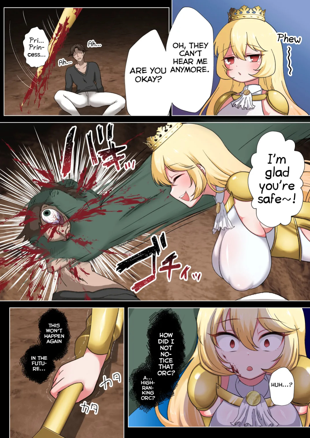 [Toraka Kuni Purupuru Don (Toraka Kuni Puru)] Himekishi Elsa wa Orc ni Haiboku -High-Leg ga Nimata Shikkin! Haraboko Tairyou Omorashi Mesuochi!- [Shiranai Translations]