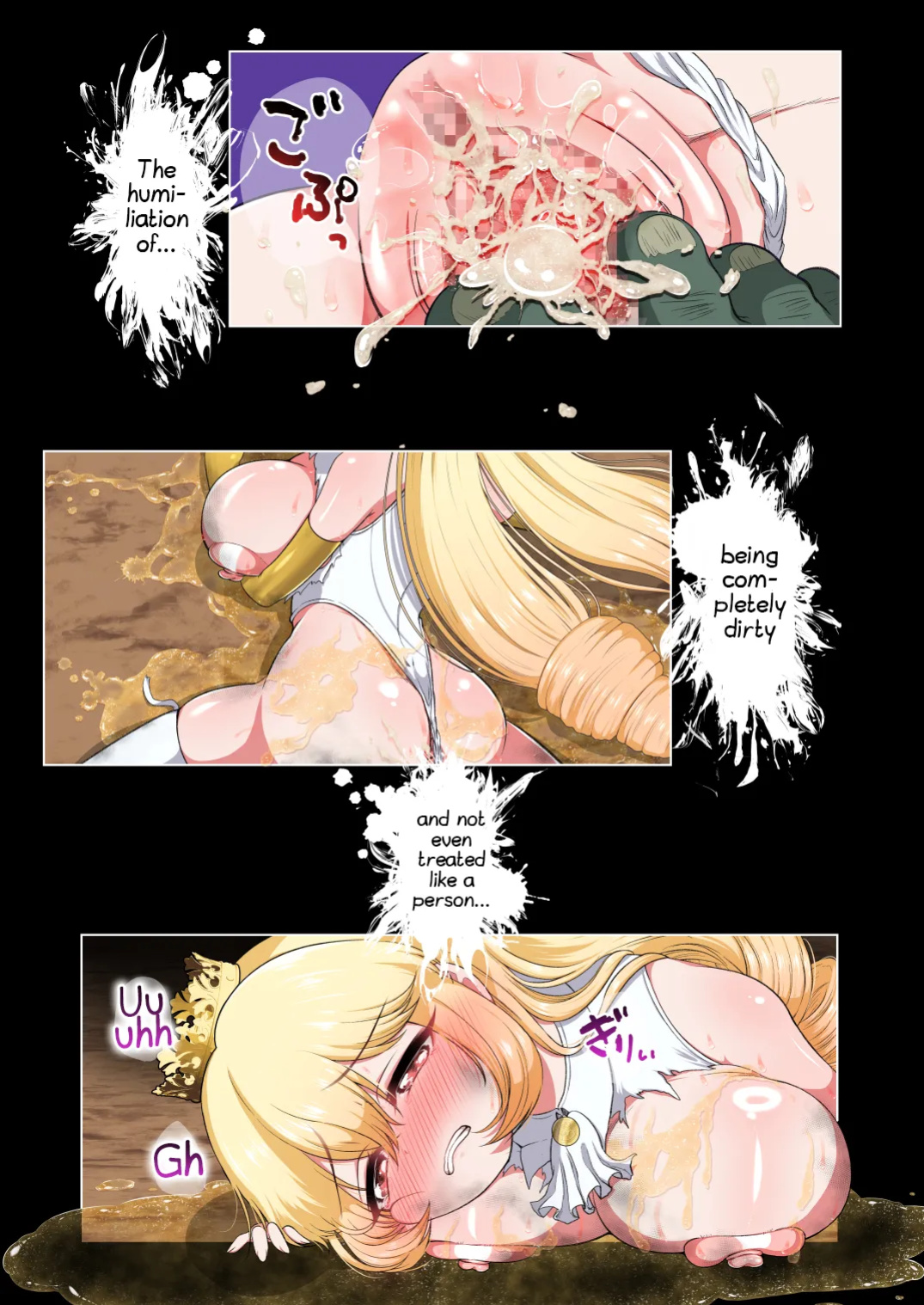 [Toraka Kuni Purupuru Don (Toraka Kuni Puru)] Himekishi Elsa wa Orc ni Haiboku -High-Leg ga Nimata Shikkin! Haraboko Tairyou Omorashi Mesuochi!- [Shiranai Translations]