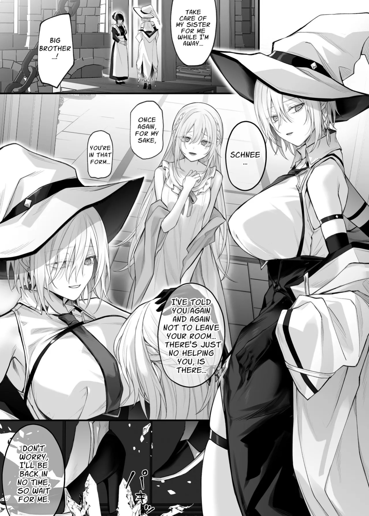 [Niikyuu (Luku)] Juketsu no Majo Alexia wa Mou Otoko ni Modorenai | The Cursed Blood Witch Alexia Can Never Go Back to Being a Man [Kusanuu]
