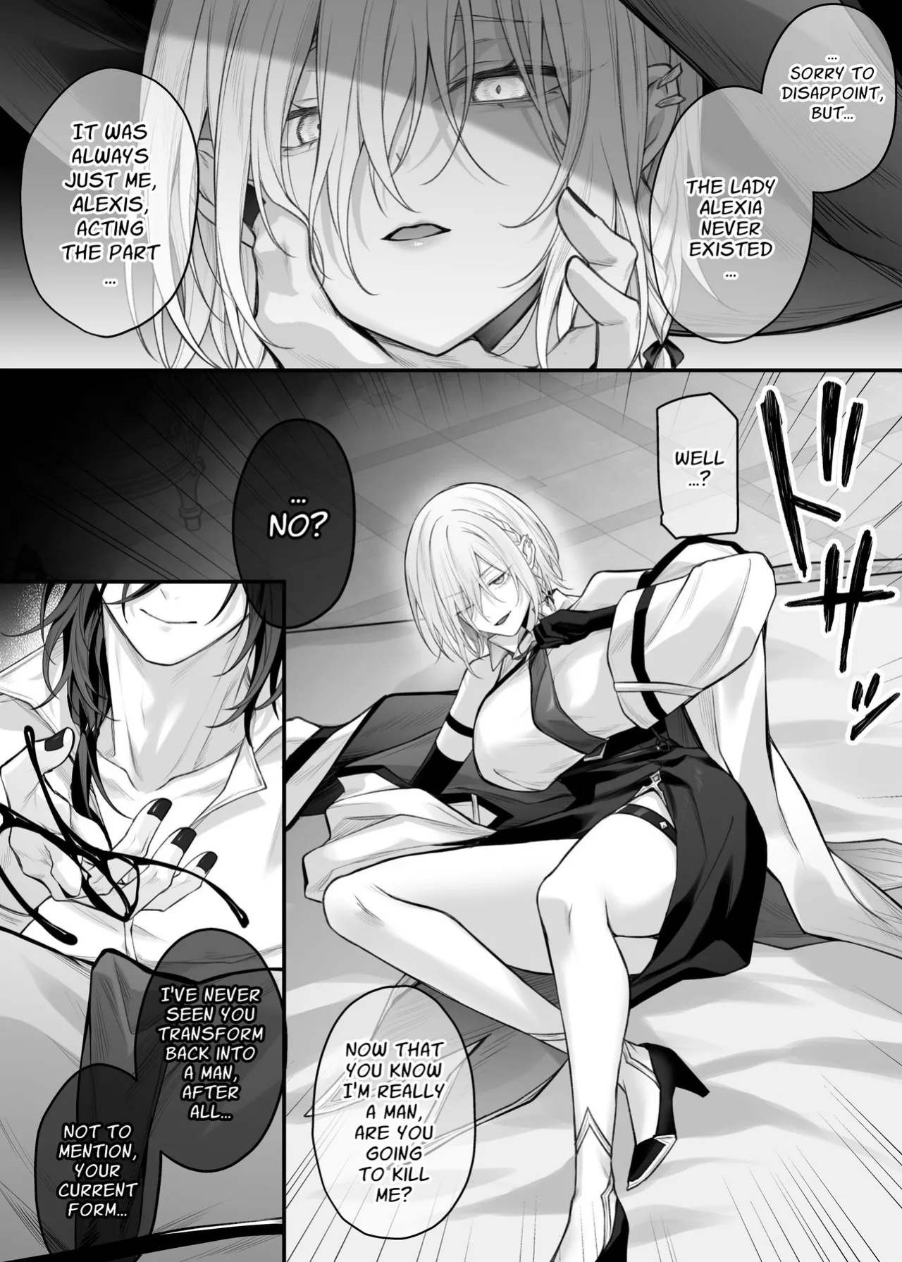 [Niikyuu (Luku)] Juketsu no Majo Alexia wa Mou Otoko ni Modorenai | The Cursed Blood Witch Alexia Can Never Go Back to Being a Man [Kusanuu]
