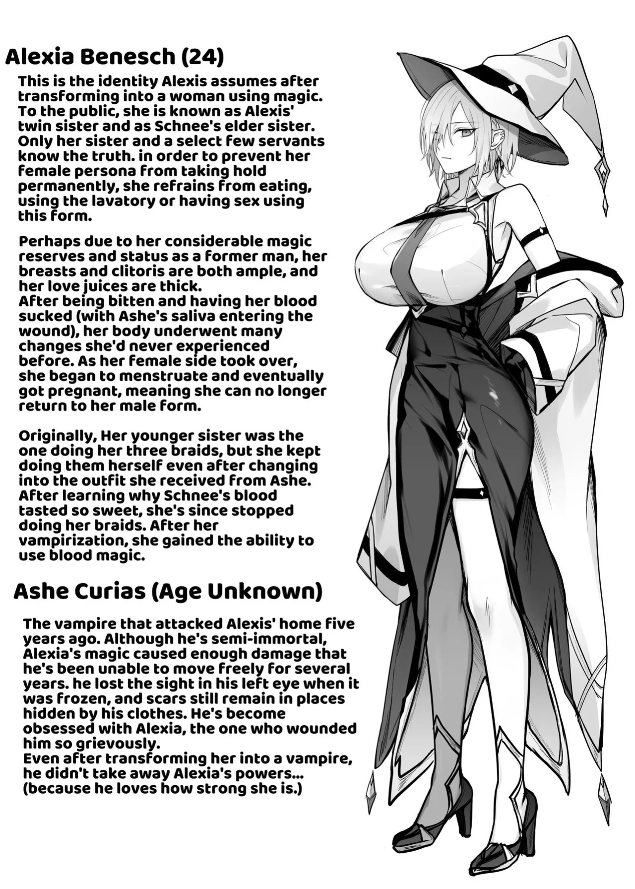 [Niikyuu (Luku)] Juketsu no Majo Alexia wa Mou Otoko ni Modorenai | The Cursed Blood Witch Alexia Can Never Go Back to Being a Man [Kusanuu]