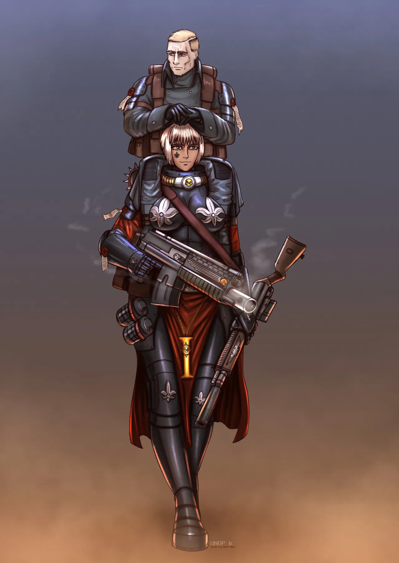 [UNOP k.] Krieg Kurt and Sororitas Clara (Warhammer 40K)