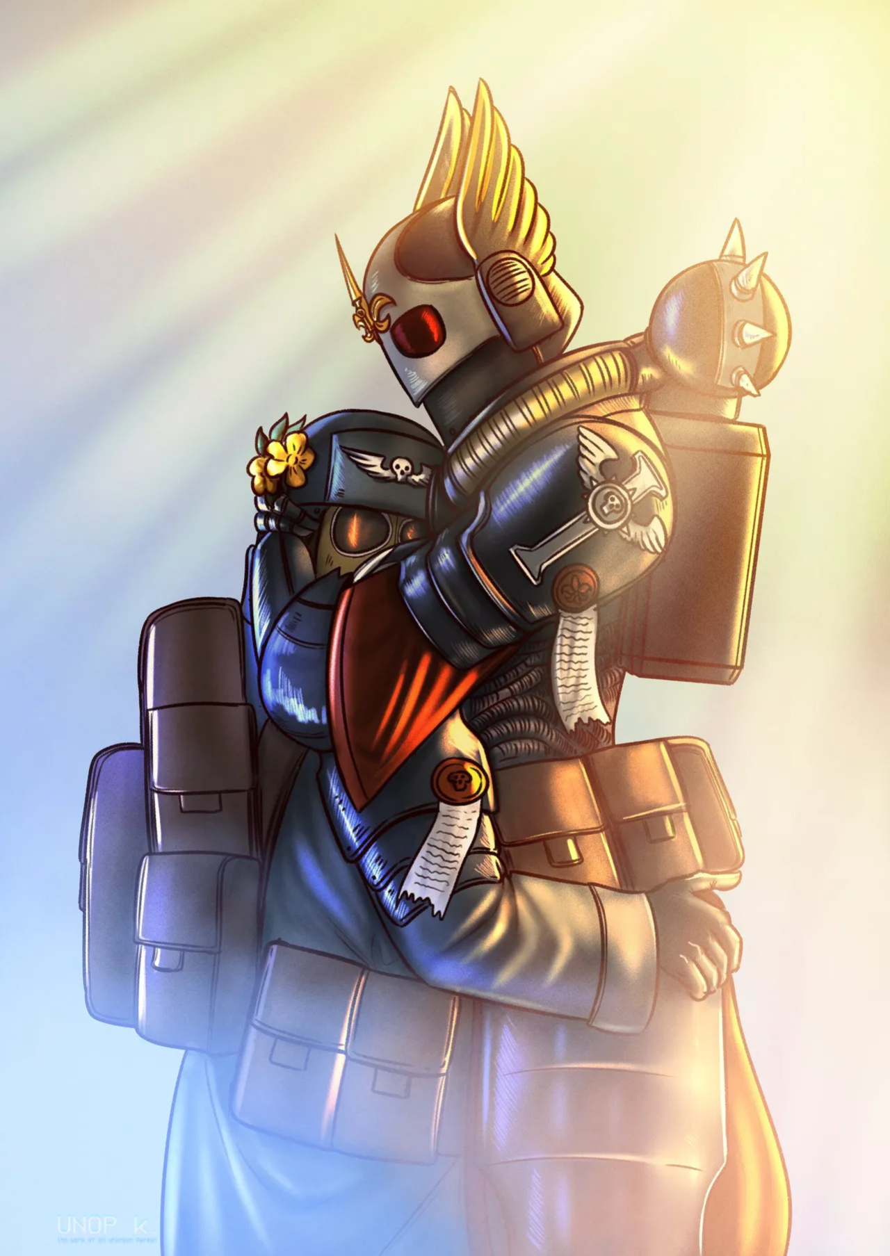 [UNOP k.] Krieg Kurt and Sororitas Clara (Warhammer 40K)