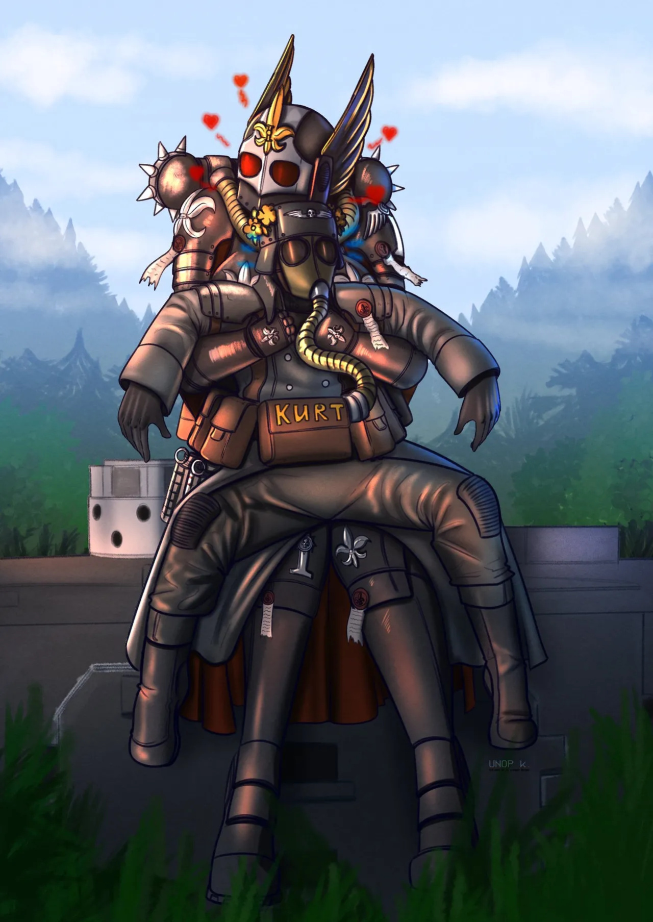 [UNOP k.] Krieg Kurt and Sororitas Clara (Warhammer 40K)