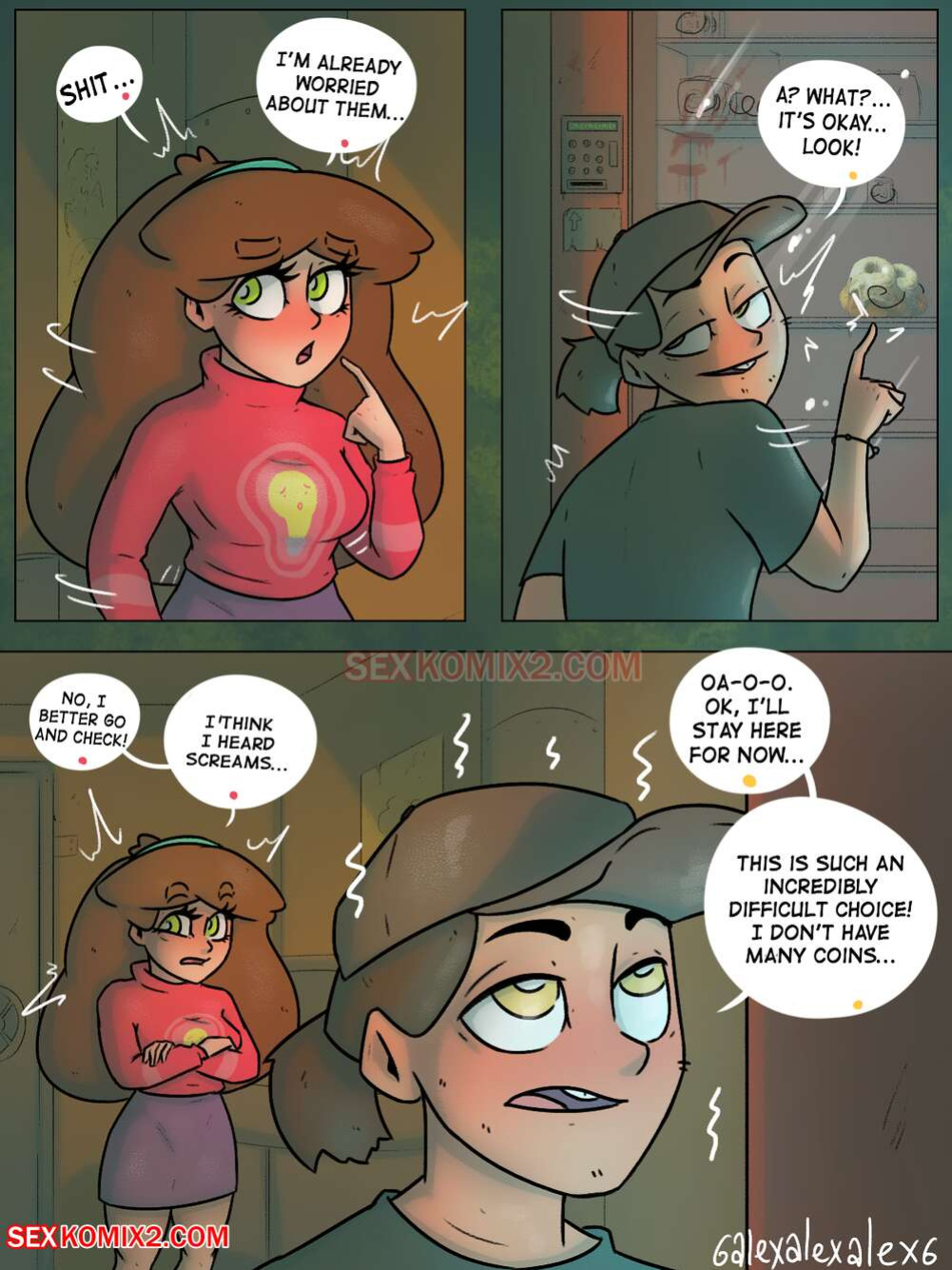 [SexKomix, 6alexalexalex6] Love Triangle (Gravity Falls)