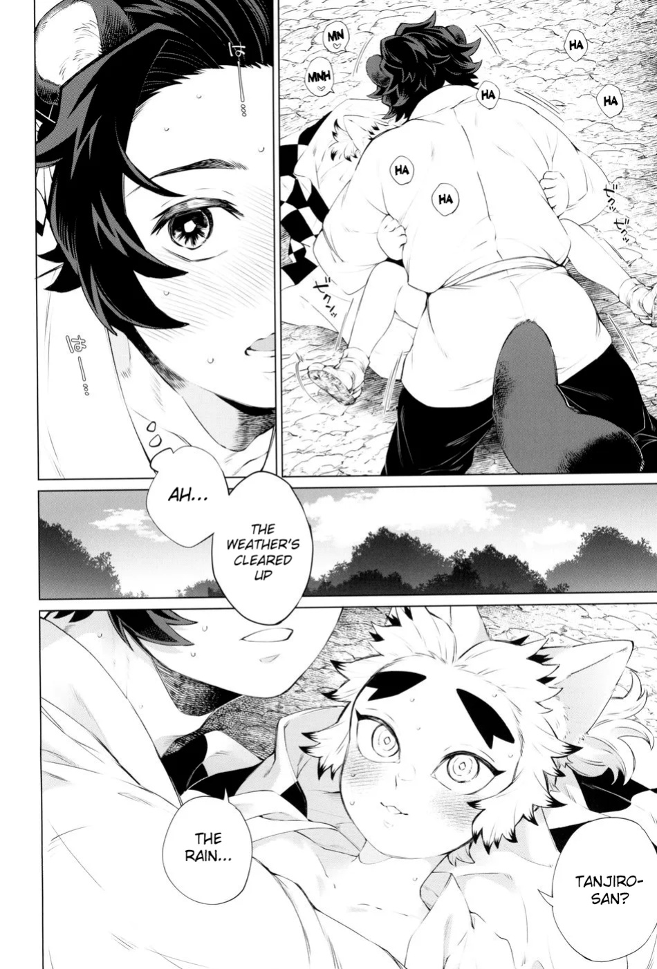 [Mekao (Den Meka)] Tanjirou-san Kodomo Atsukai Shinaide Kudasai | Tanjirou-san, Please Don't Treat Me Like a Child (Kimetsu no Yaiba) {Chin²}