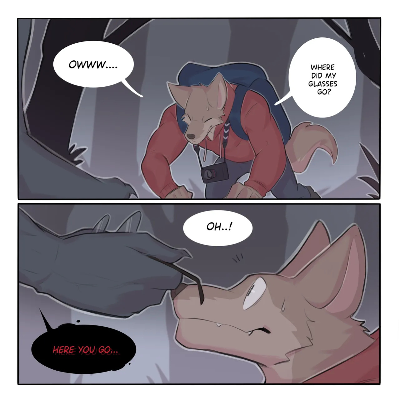 [Wolfanine] A Late Hike (OC)