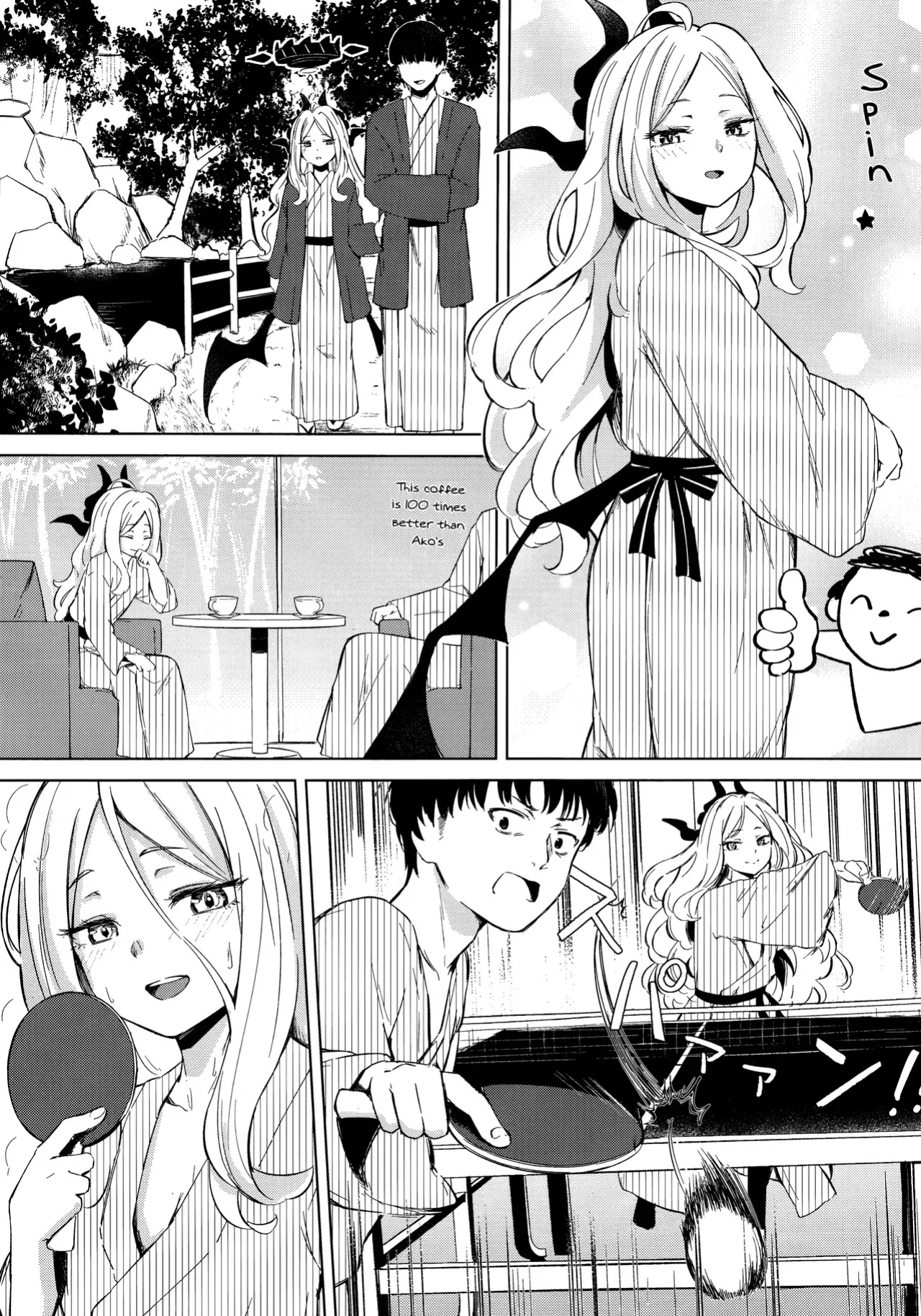(C105) [Funiai-Ice (Funiai Riko)] Going to a steamy private outdoor hot spring with a clingy chairwoman (Blue Archive)