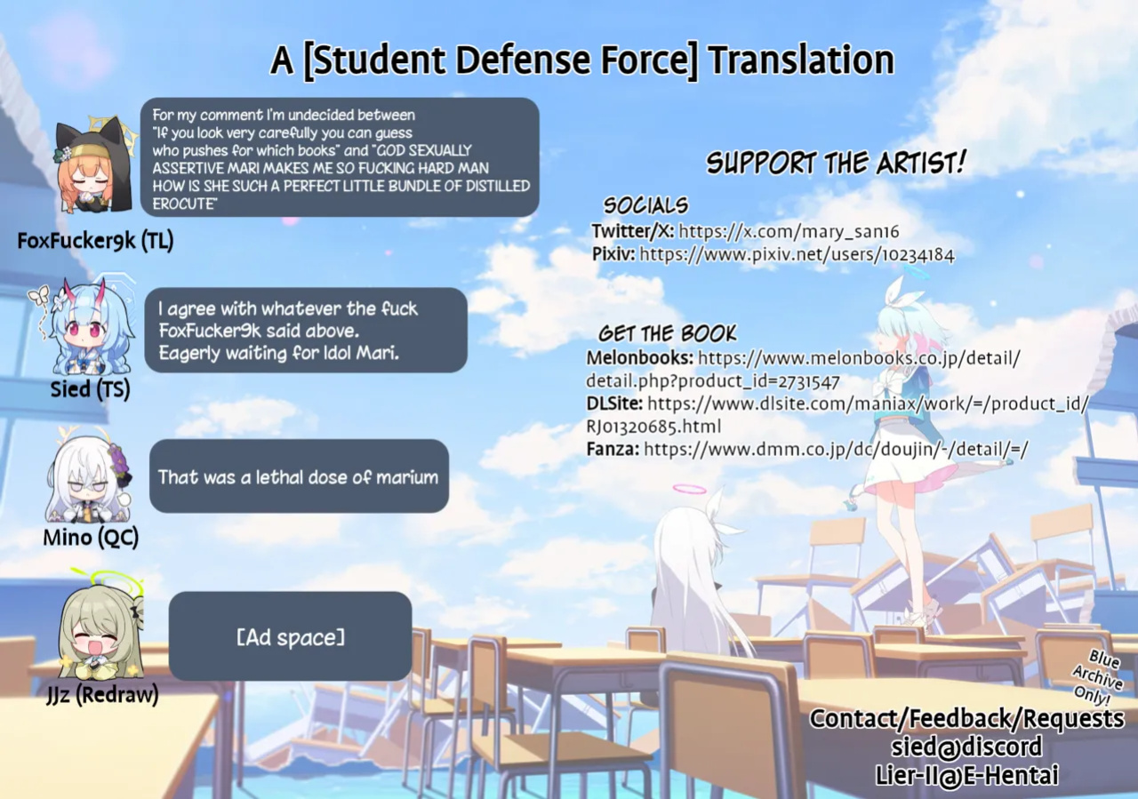 [NNL (Mary-san)] Asa Chun Mari!? | Mari Morning Delight!? (Blue Archive) [SDF]