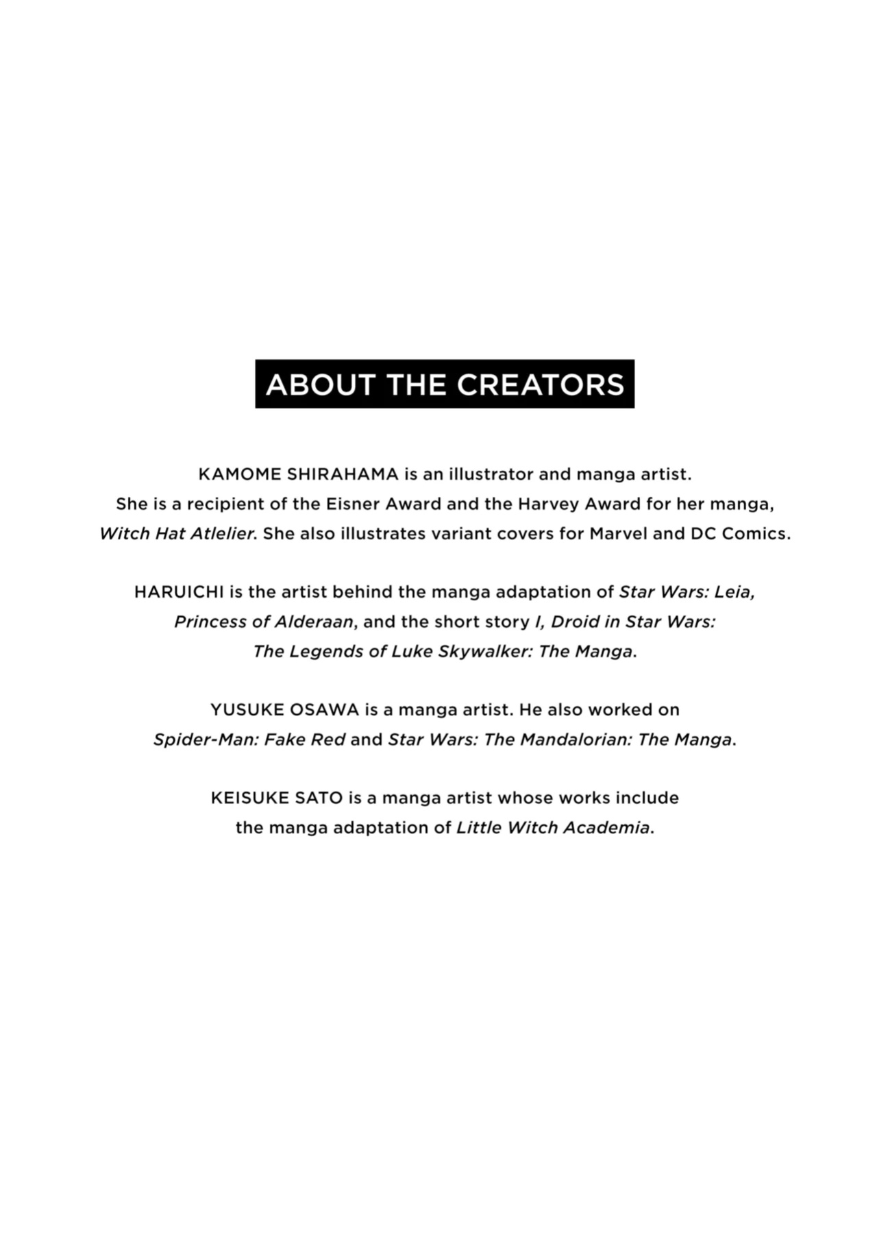 Star Wars: Visions: The Manga Anthology