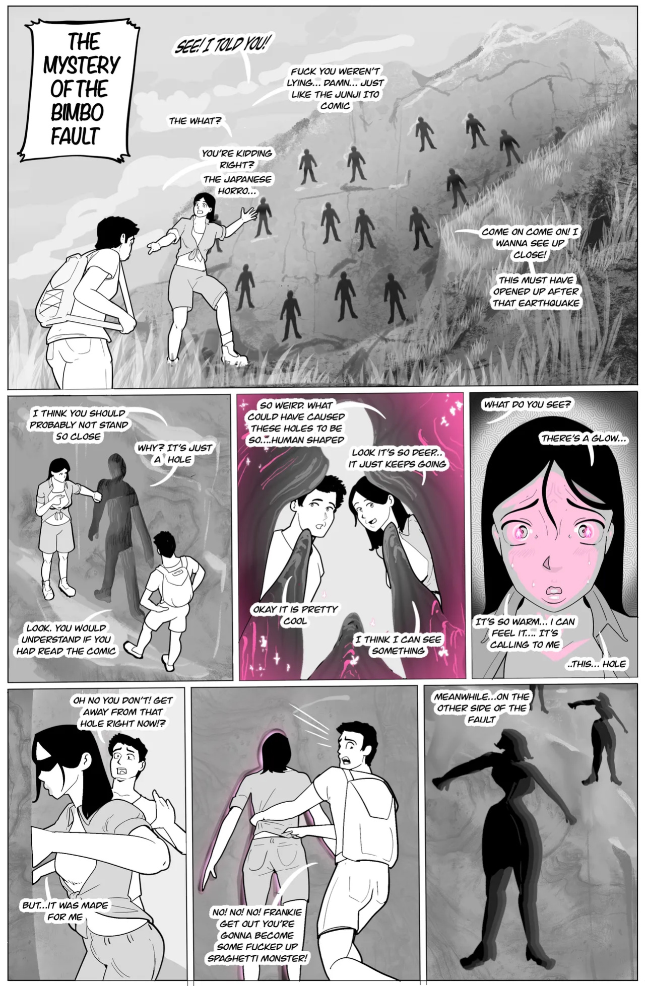 [Mana Omega] Mystery of the Bimbo Fault (Junji Ito verse)