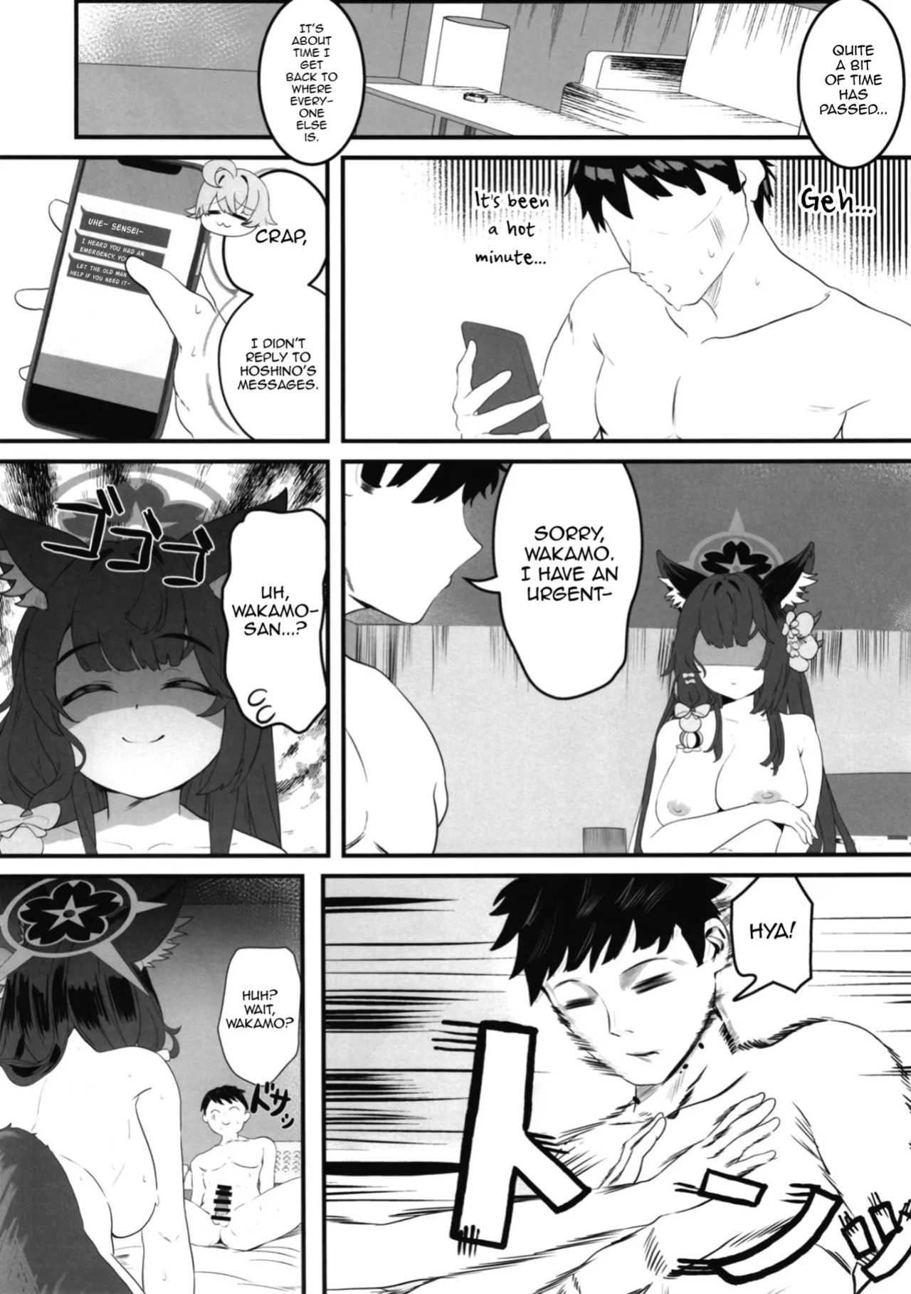 [Nikurakuen (Horin)] Megitsune no Koubi | A Vixen's Mating (Blue Archive) [mysterymeat3]